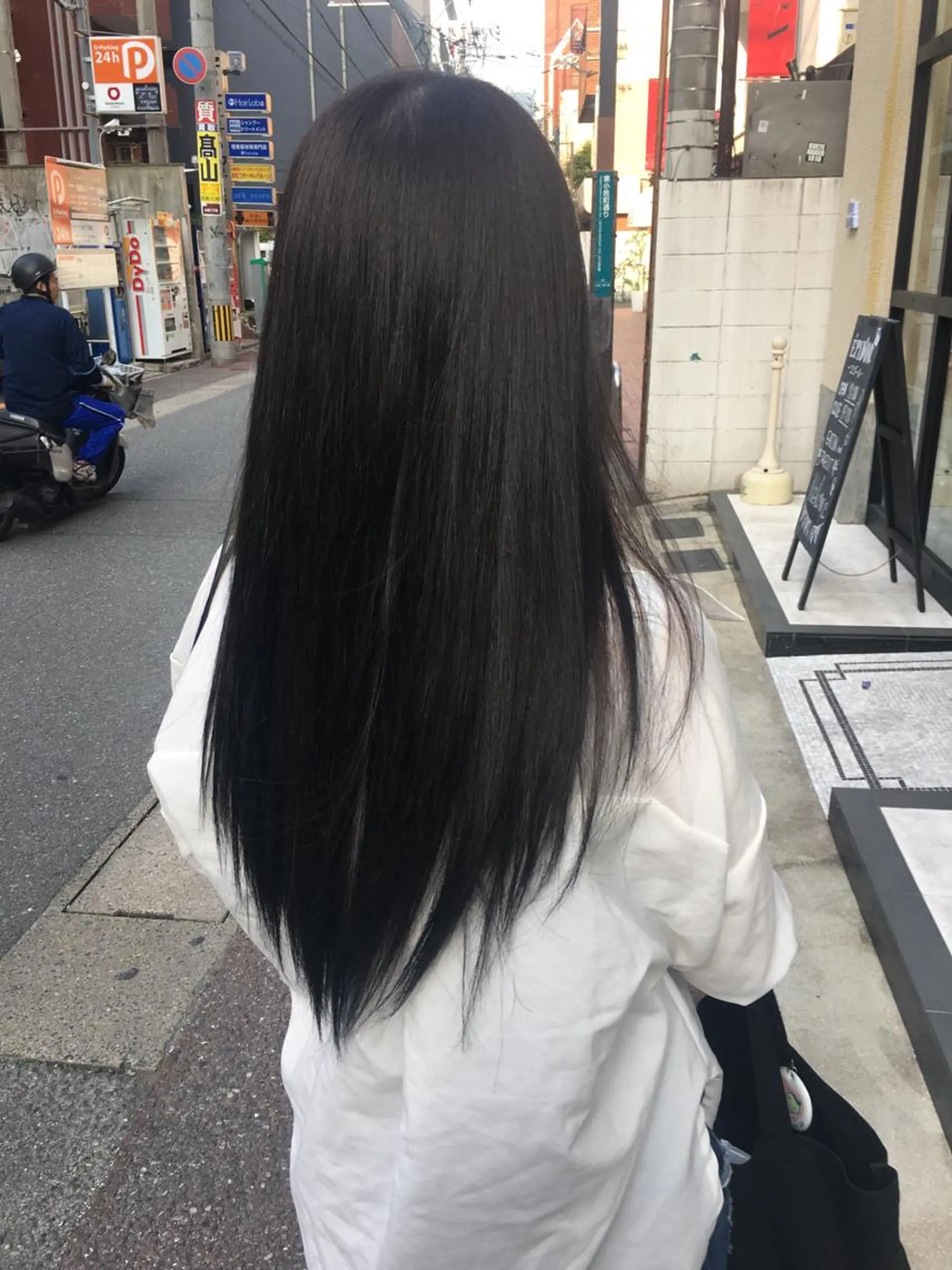 ロング カラー 透明感カラー イルミナカラー カット 縮毛矯正 トリートメント シノザキ/薬院/ボブ /ショート/髪質改善のヘアスタイル