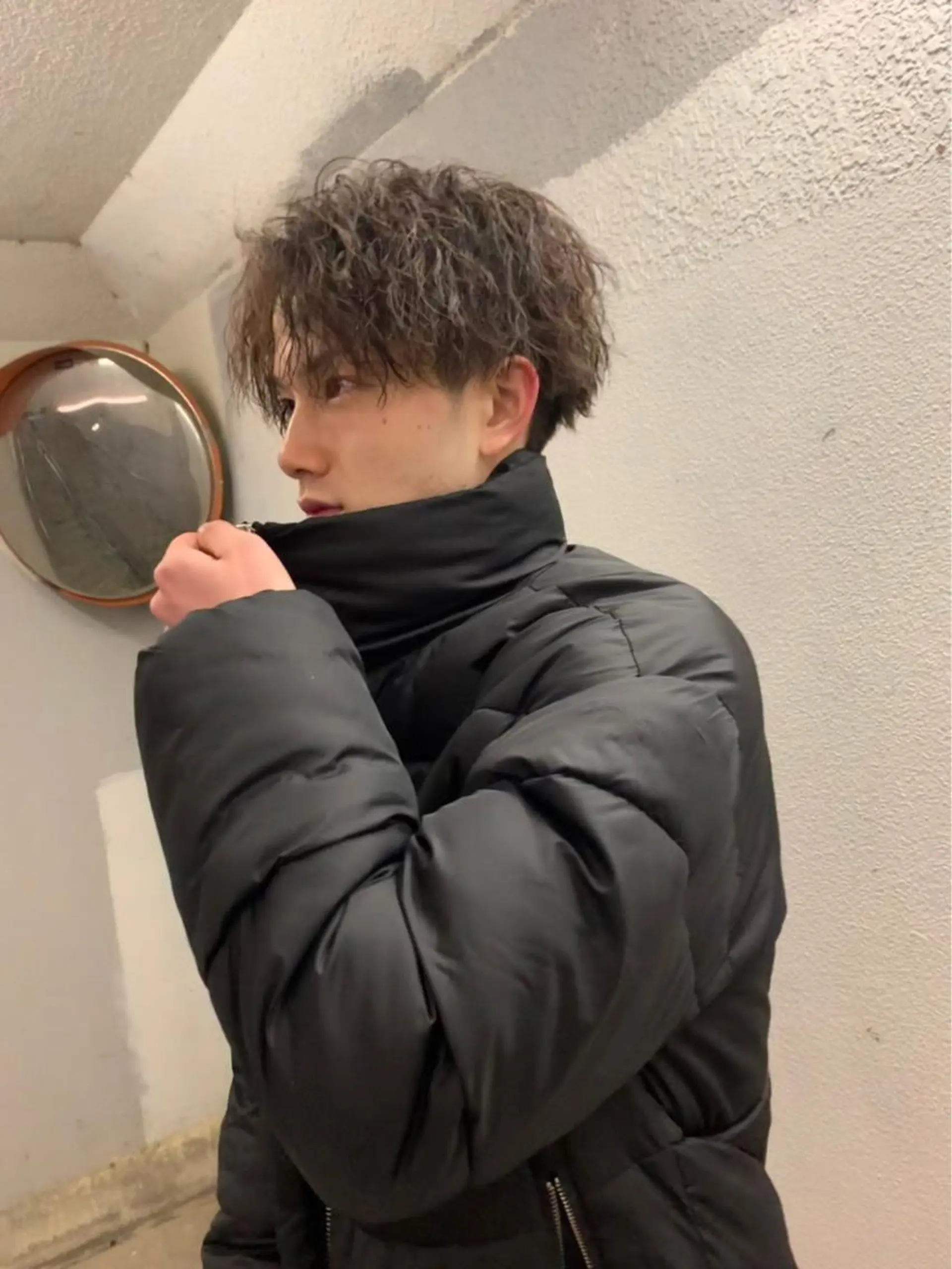 カラー パーマ メンズ 鈴木 レナのヘアスタイル