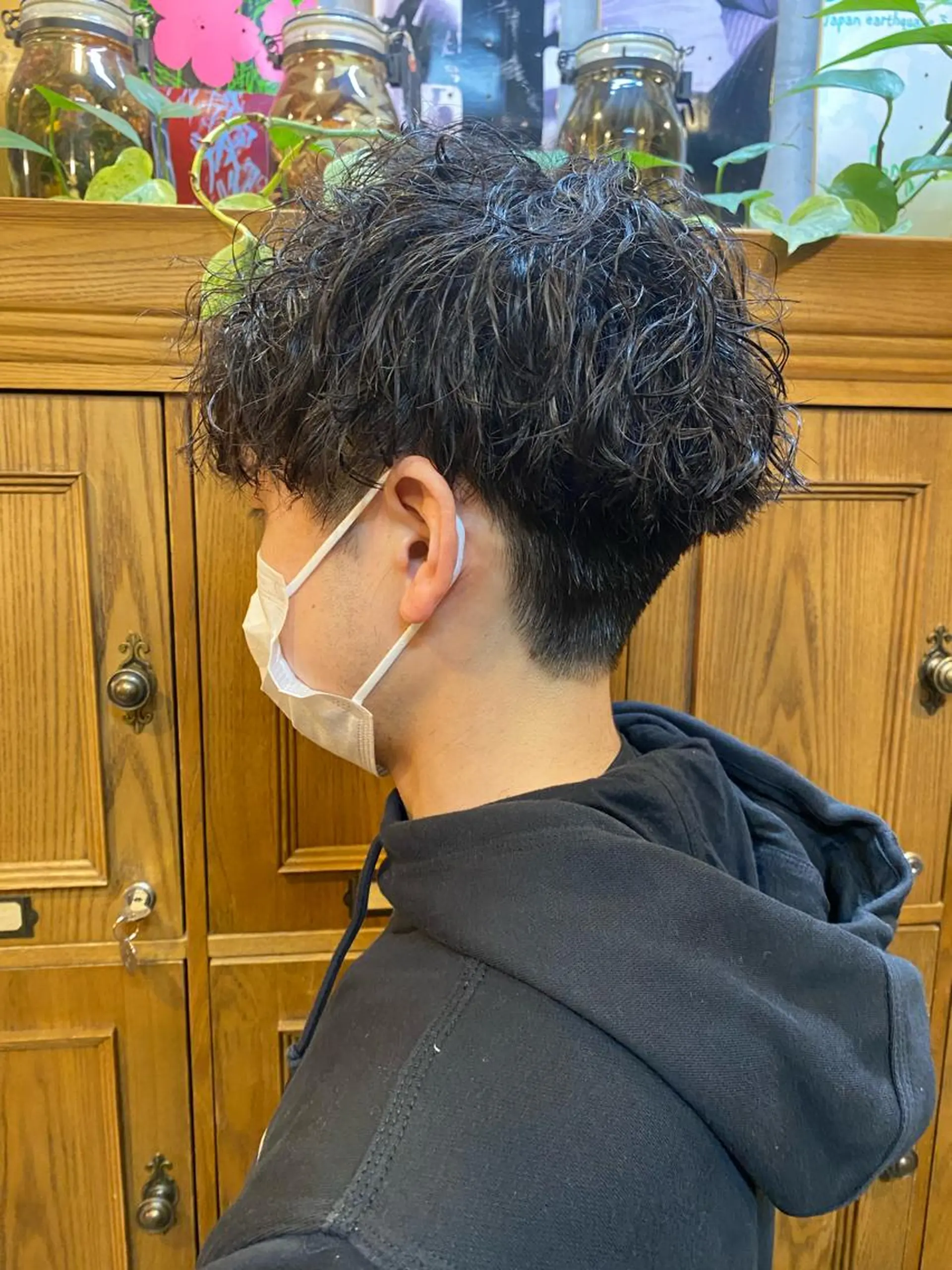 ショート パーマ メンズ 【扉gate】野崎 英幸のヘアスタイル