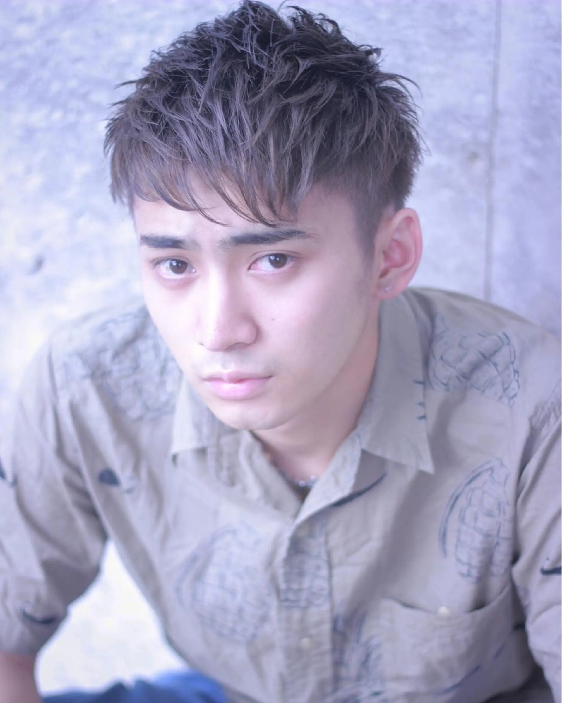 ショート カラー メンズ メンズベリーショート ベリーショート ショートヘア 及川 光のヘアスタイル