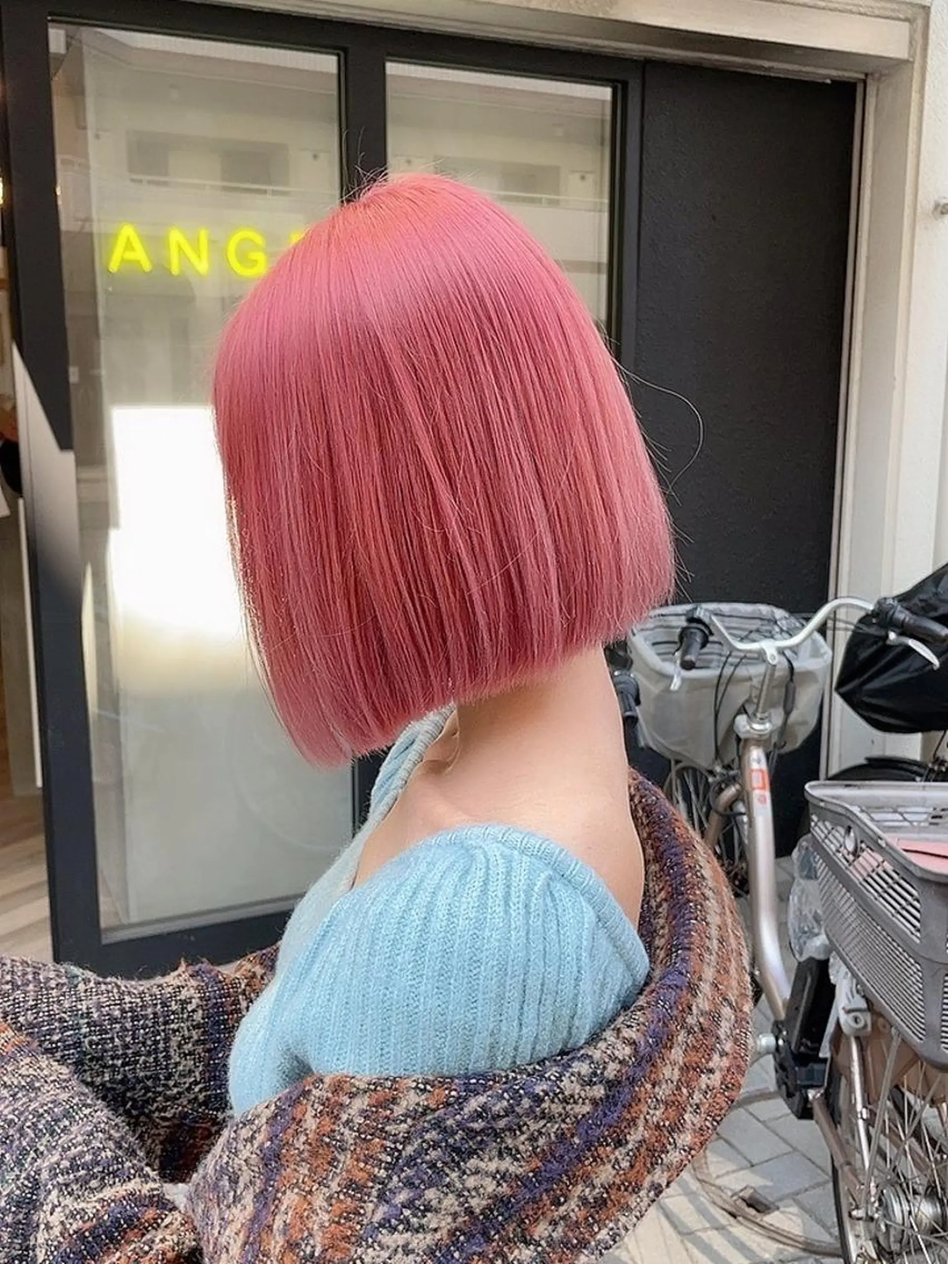 ミディアム ボブ ANGELICA 難波店のヘアスタイル