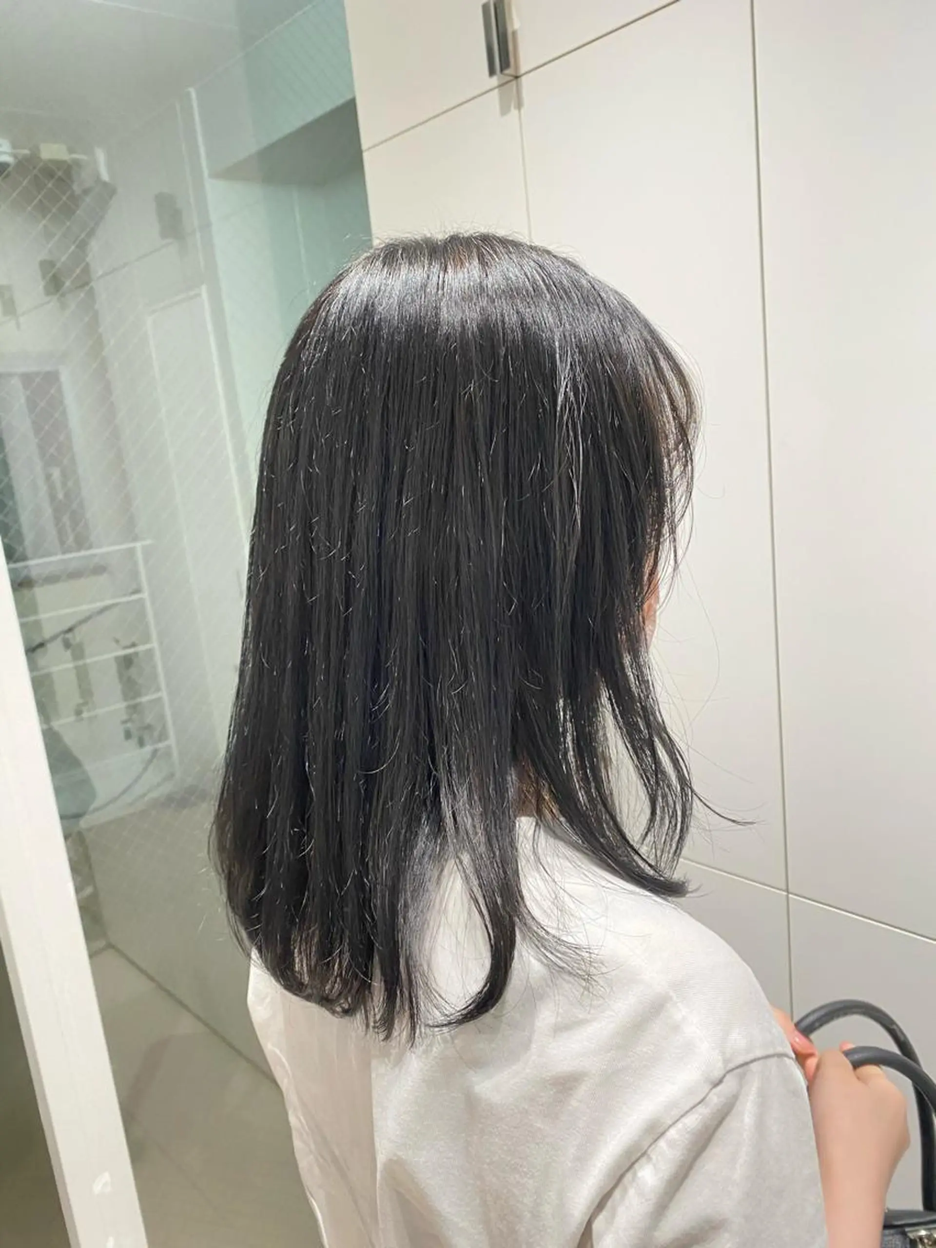 ミディアム カラー ヘアカラー トリートメント ヘアセット ナチュラル/韓国💎 haruka 💎のヘアスタイル