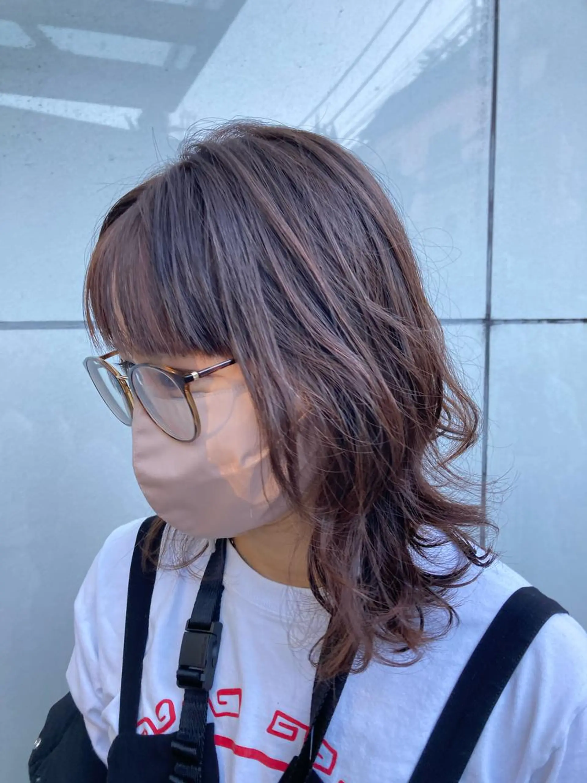 ミディアム カット ヘアカラー パーマ トリートメント 寺田 ゆりのヘアスタイル