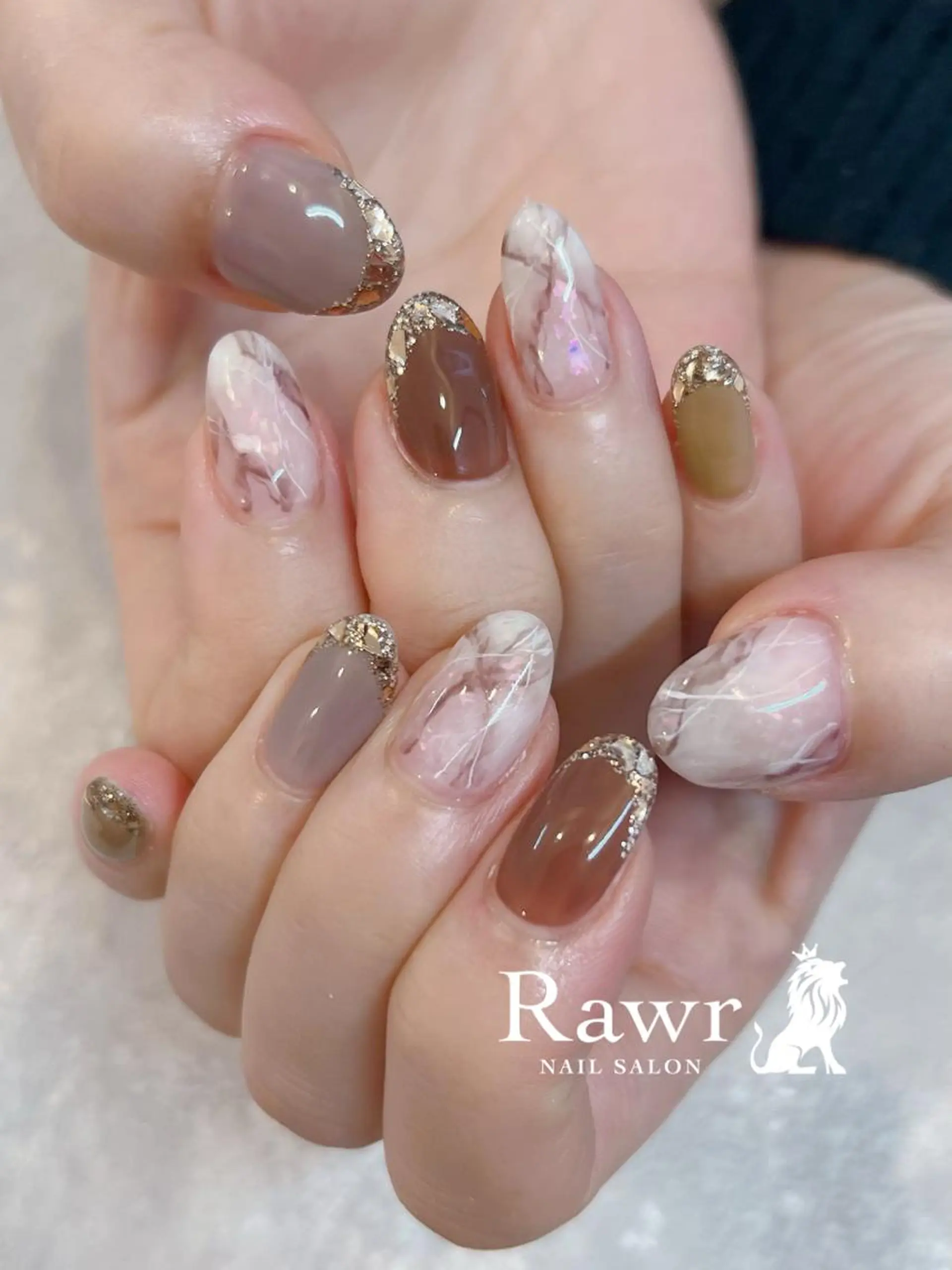 ネイル ハンドネイル Rawr / saoriのネイルデザイン