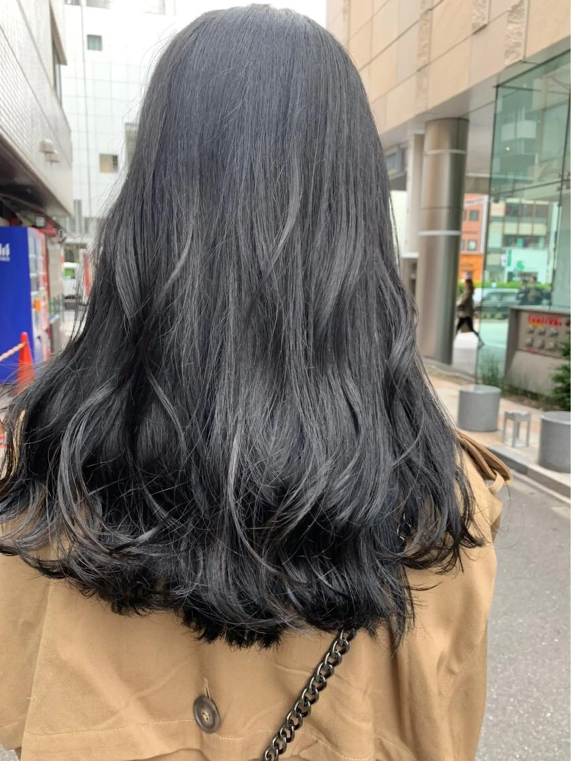 セミロング カラー ササ　ユウキ/パーマ 縮毛矯正/髪質改善のヘアスタイル