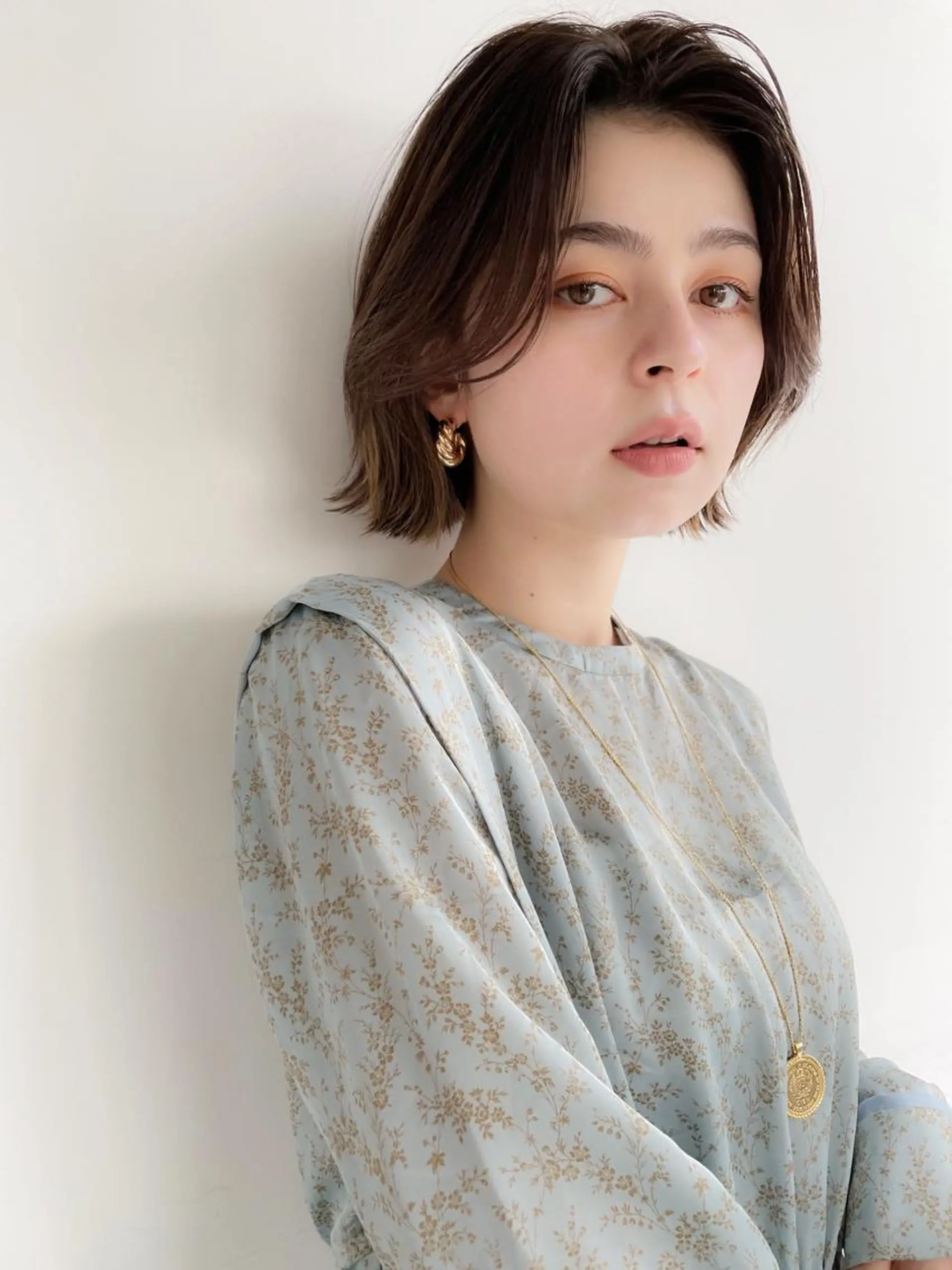 ミディアム カラー パーマ 💖美髪矯正💖 辻未侑のヘアスタイル