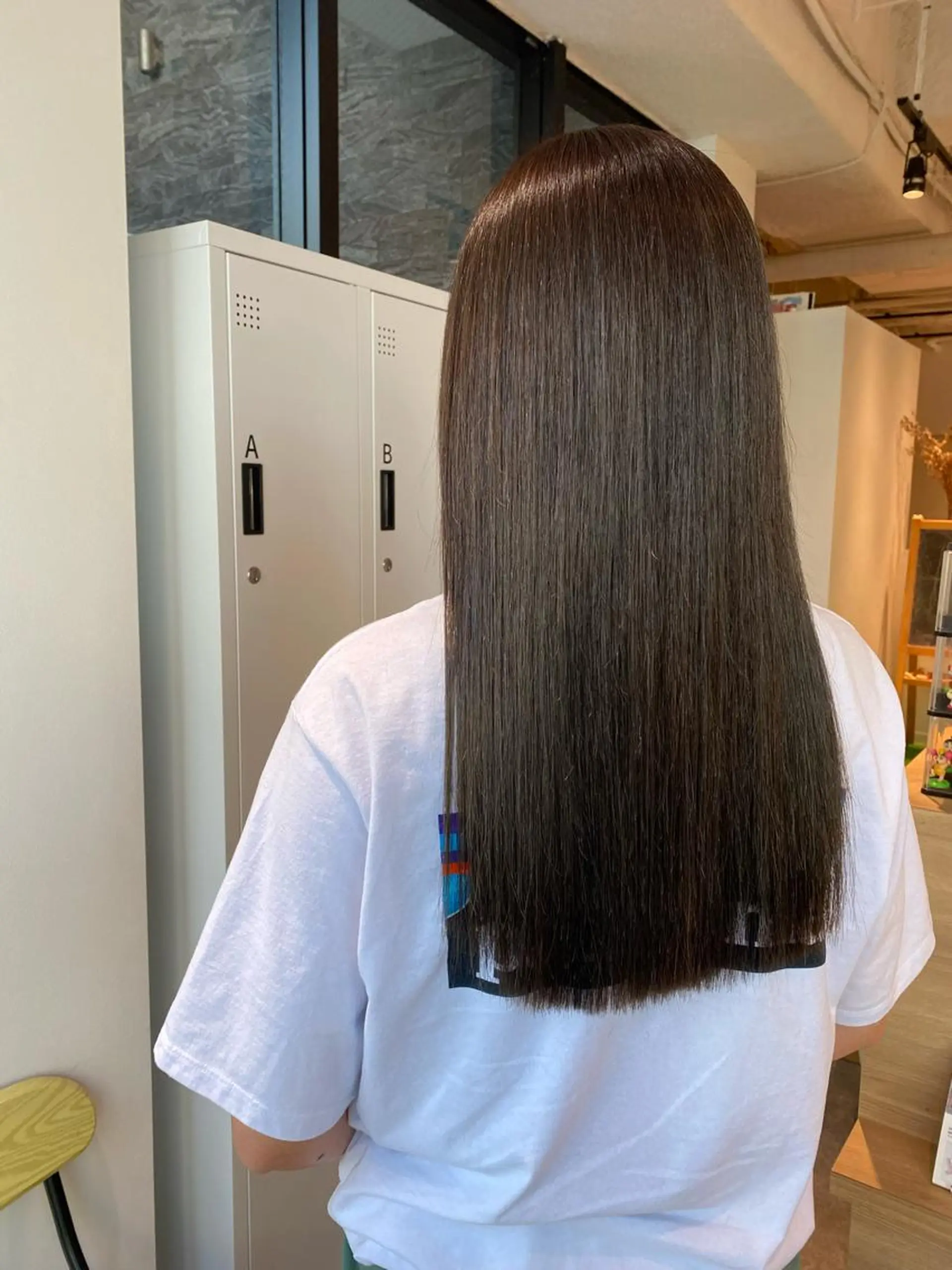 ロング カラー ハイライトカラー ハイライト 縮毛矯正 カット 縮毛矯正 オスズ 🎀´-のヘアスタイル