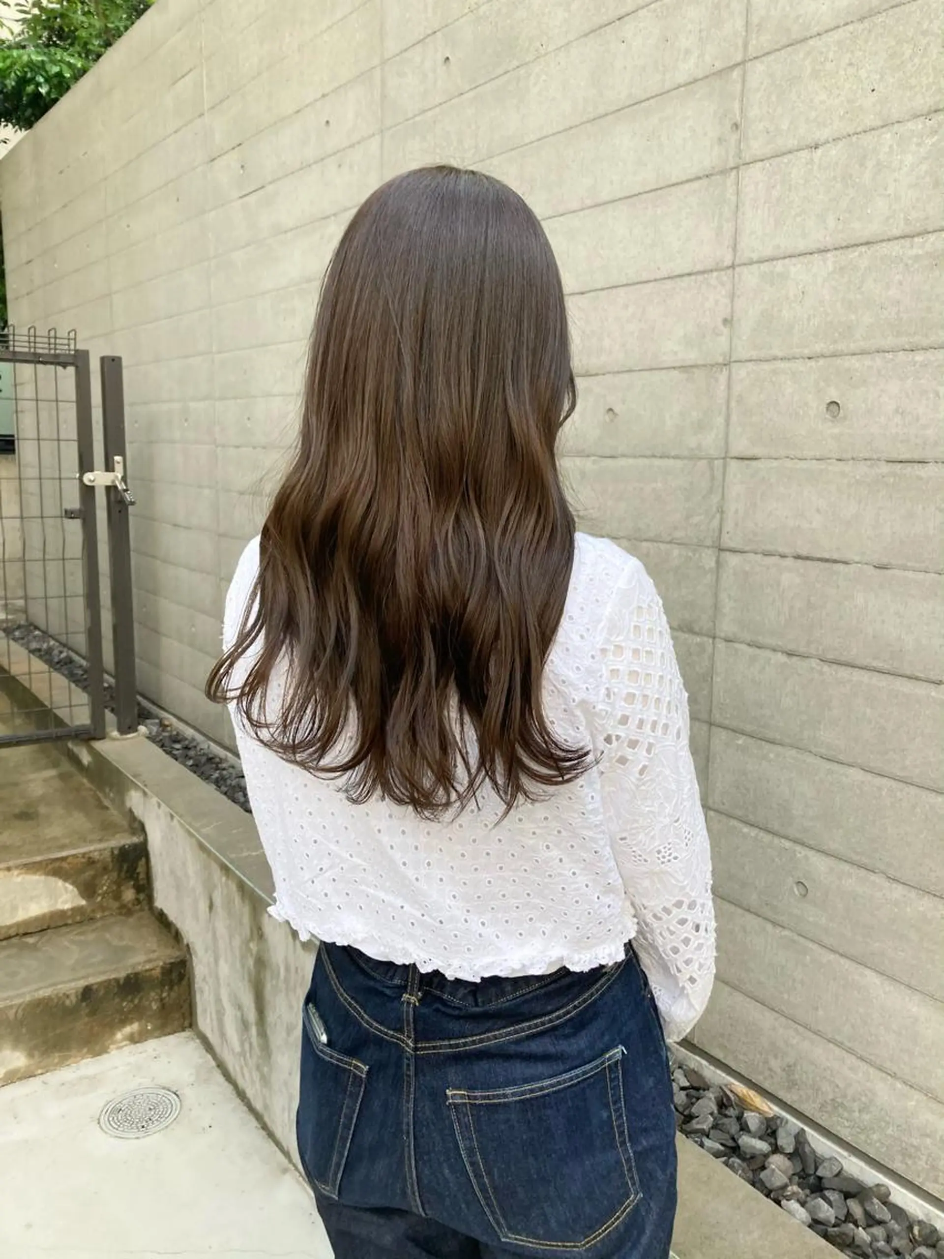 ロング カット ヘアカラー トリートメント ✨色持ちの良い艶 カラー✨蟹江真世のヘアスタイル