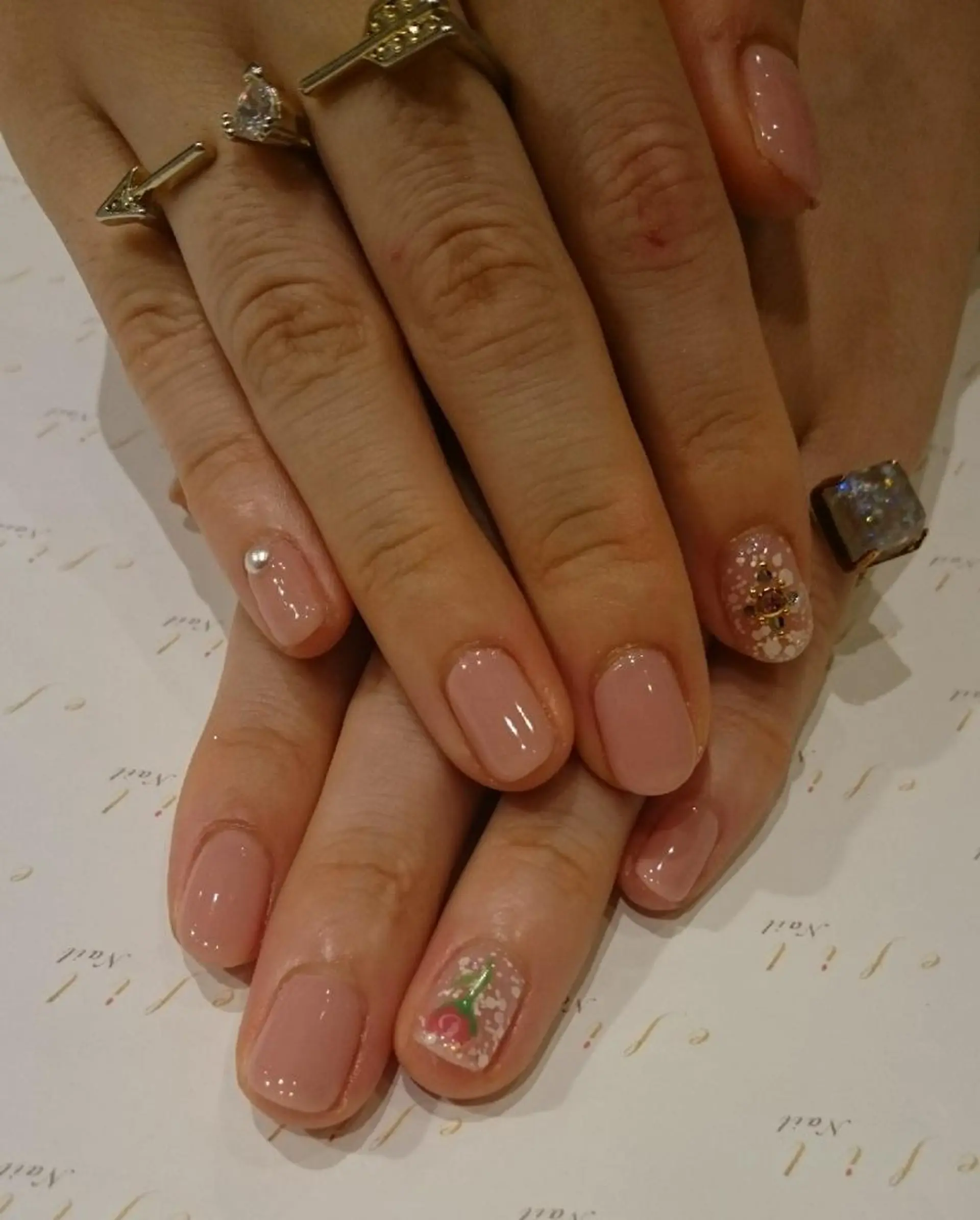 ネイル アートネイル みー shakushiroのネイルデザイン