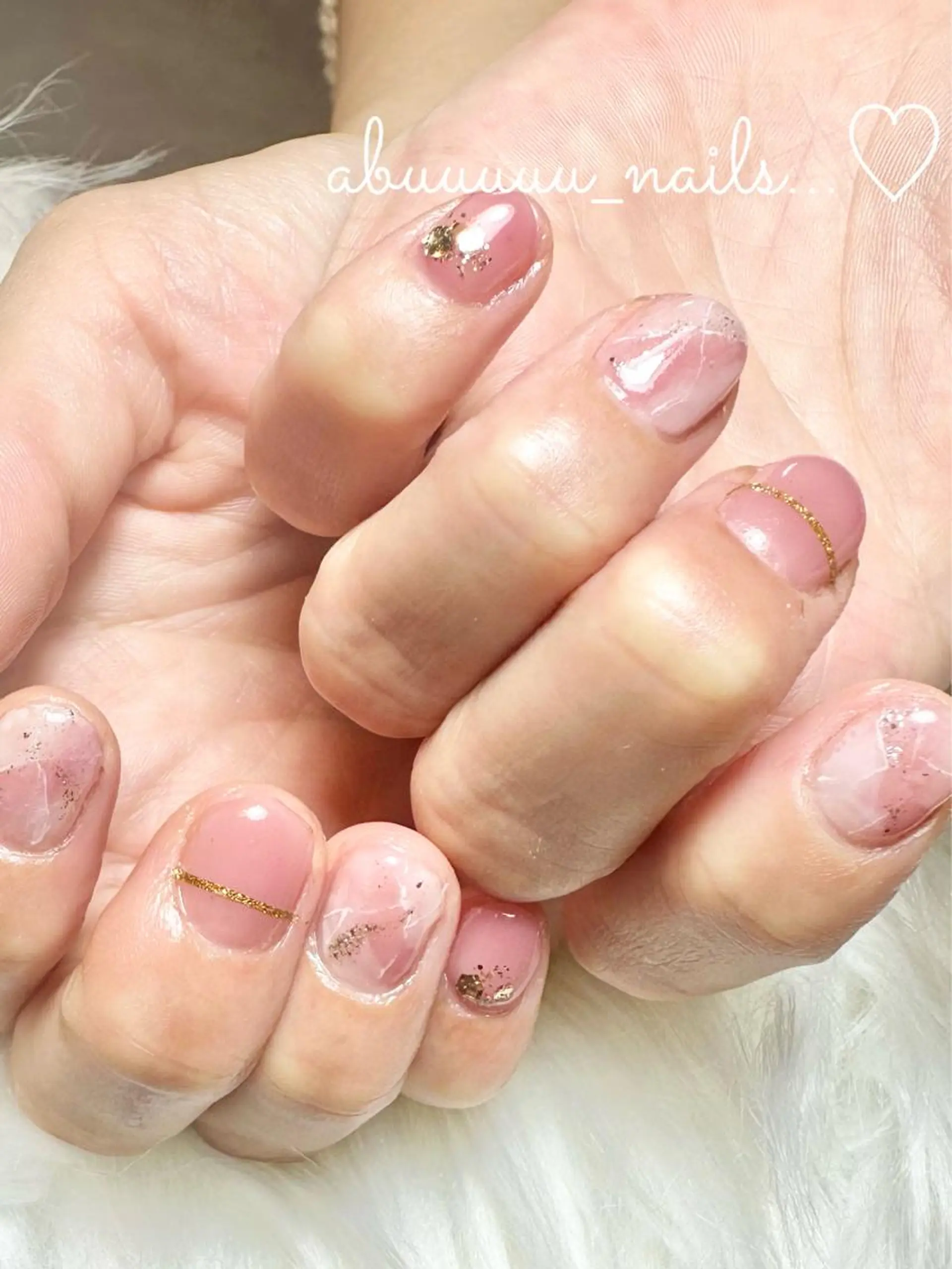 ネイル ジェルネイル 持ち込み ショートネイル ハンドネイル abuuuuu nailsのネイルデザイン