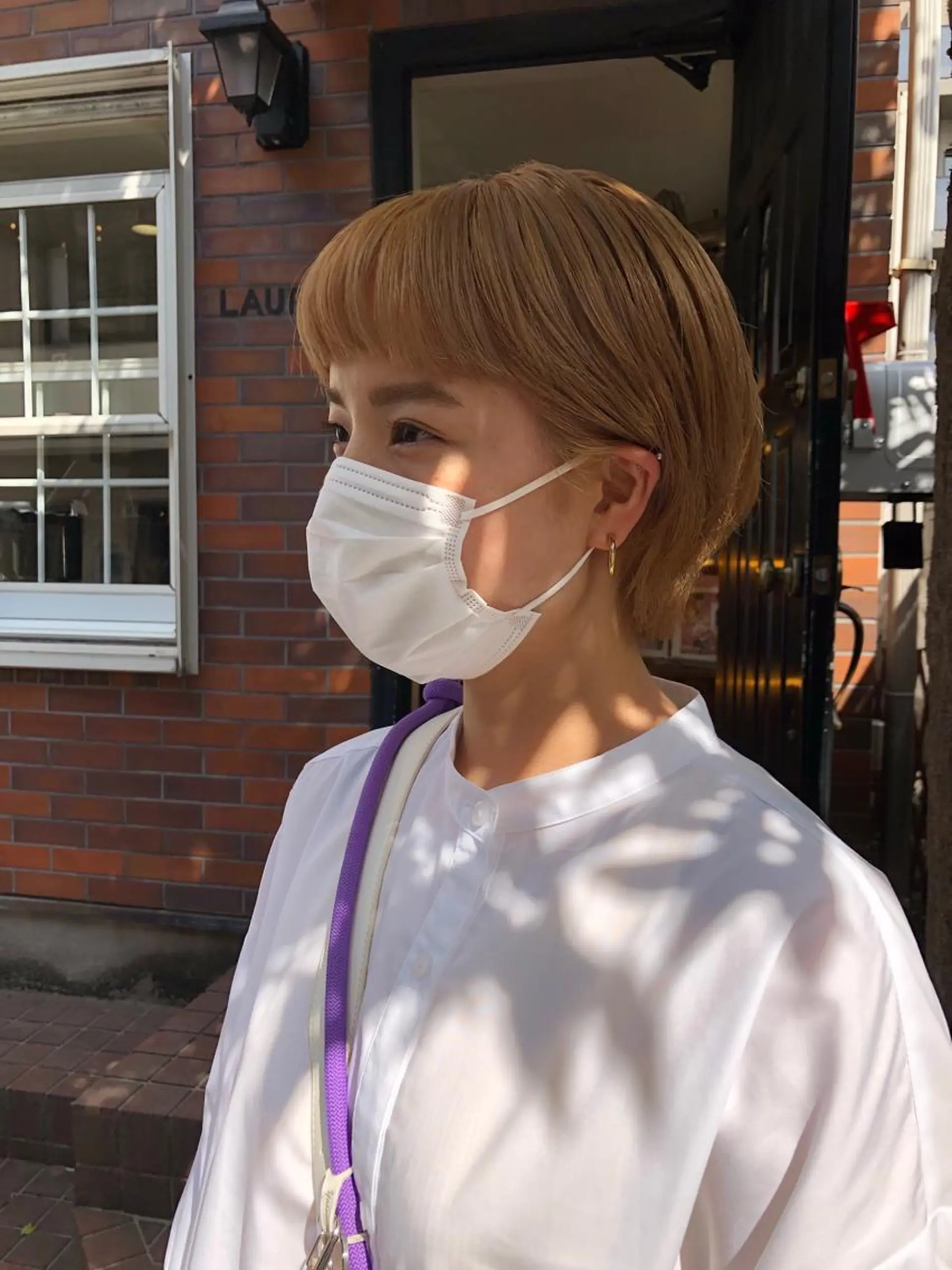 ショート カラー eri kinjoのヘアスタイル