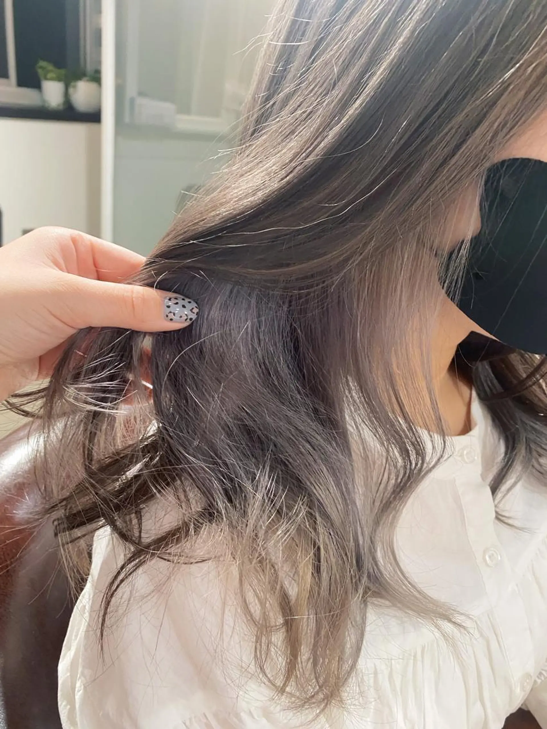 ロング カラー ジャニヲタ美容師 推しカラー中平海帆のヘアスタイル