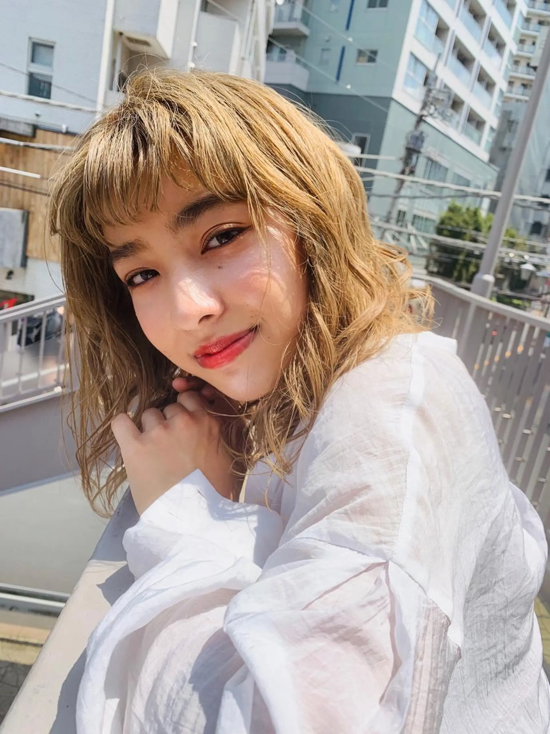 セミロング カラー REM【阿佐ヶ谷】 MEGUのヘアスタイル
