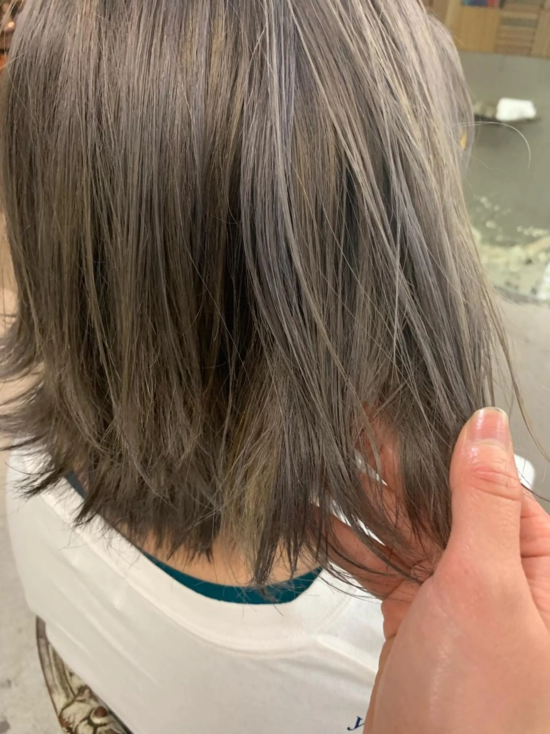 ミディアム カラー 透明感カラー ハイトーンカラー トリートメント 似合わせカラー🫶 小川千波のヘアスタイル