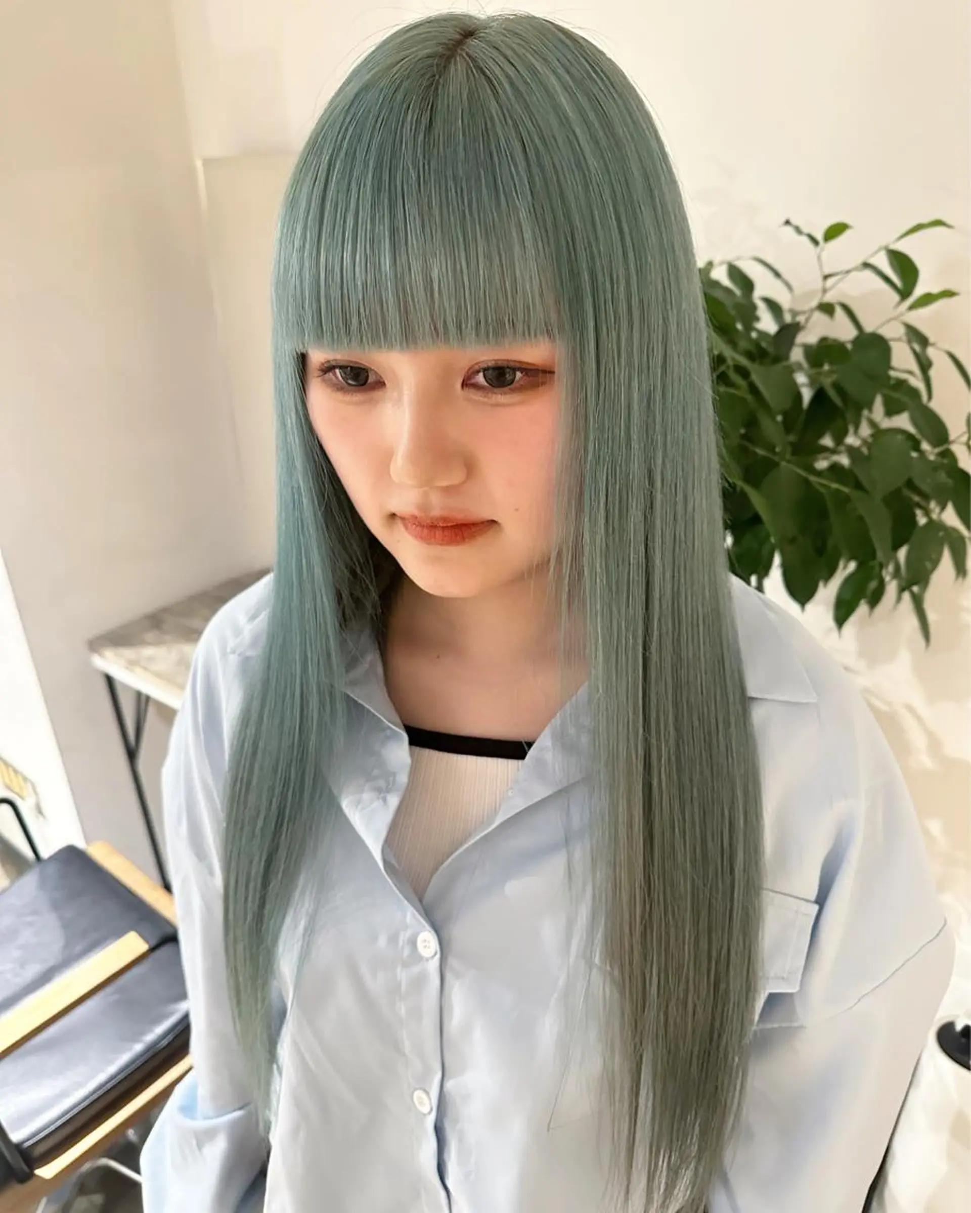 ミディアム ヘアカラー トリートメント ヘアセット ✨艶ブリーチカラー ✨四ノ宮裕己のヘアスタイル