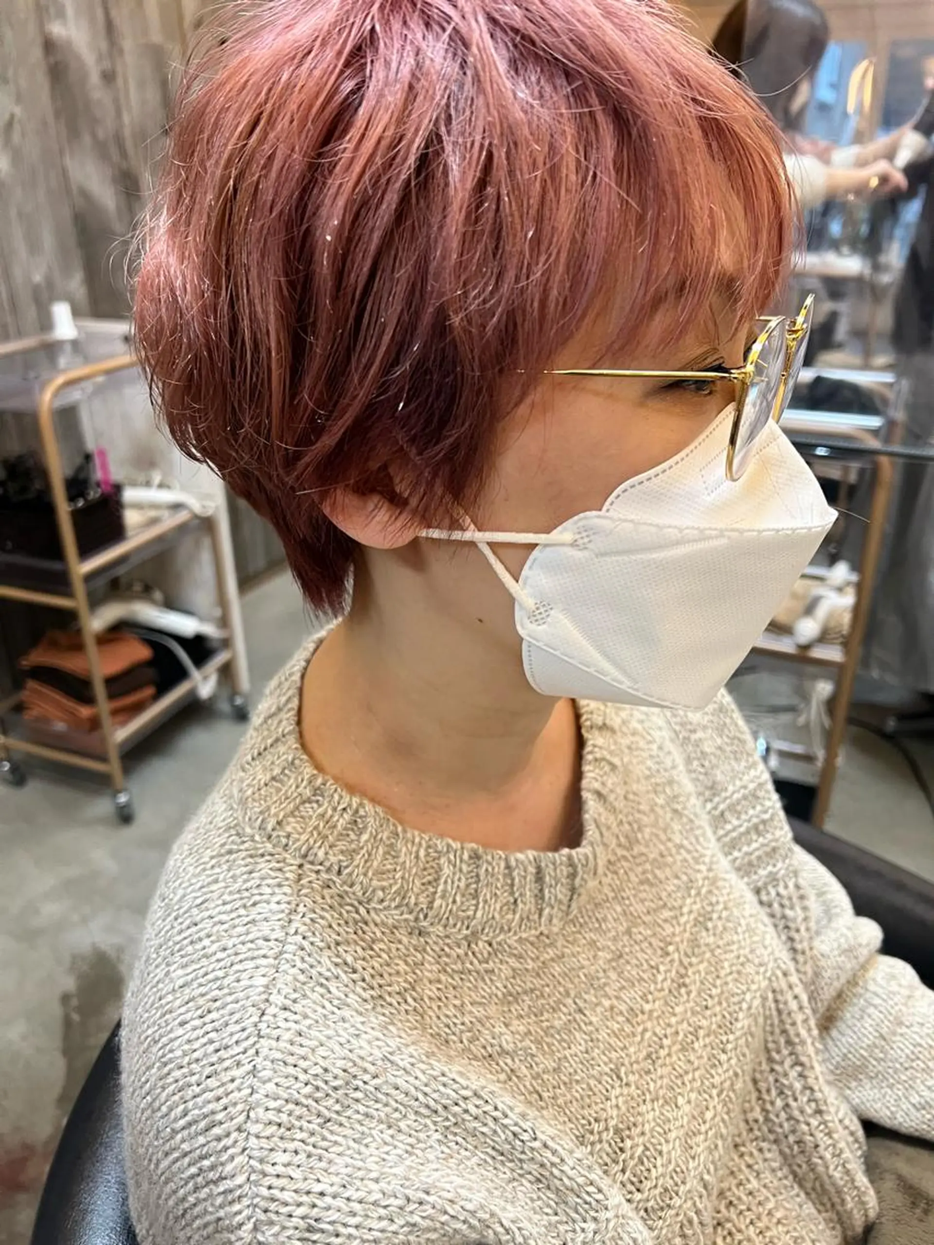 ショート 丸みショート ショートヘア jjeno所属・kaN./ボブ /髪質改善ストレートのヘアスタイル