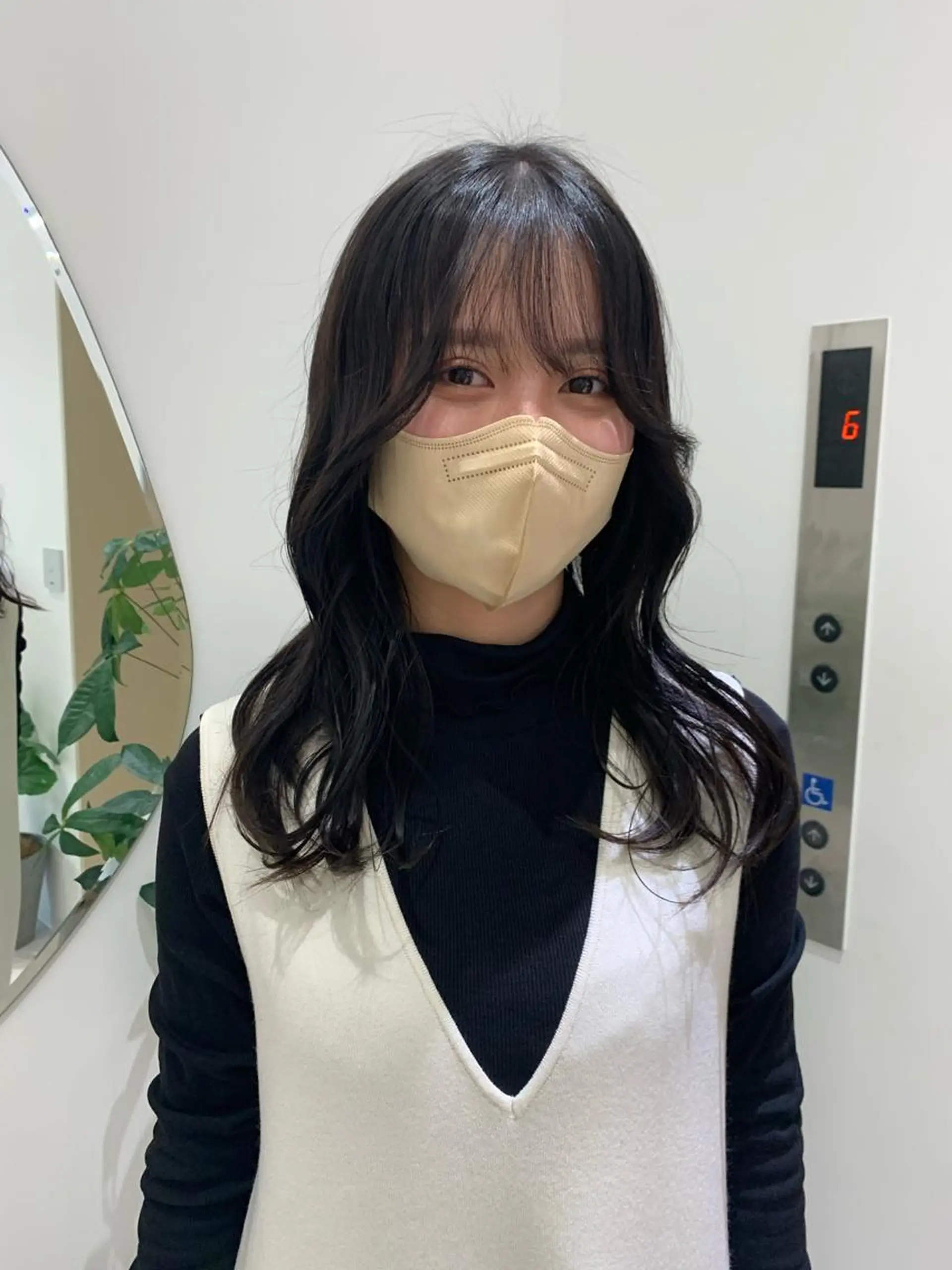 ロング 韓国ヘア🇰🇷/ 顔周り/松田光里のヘアスタイル