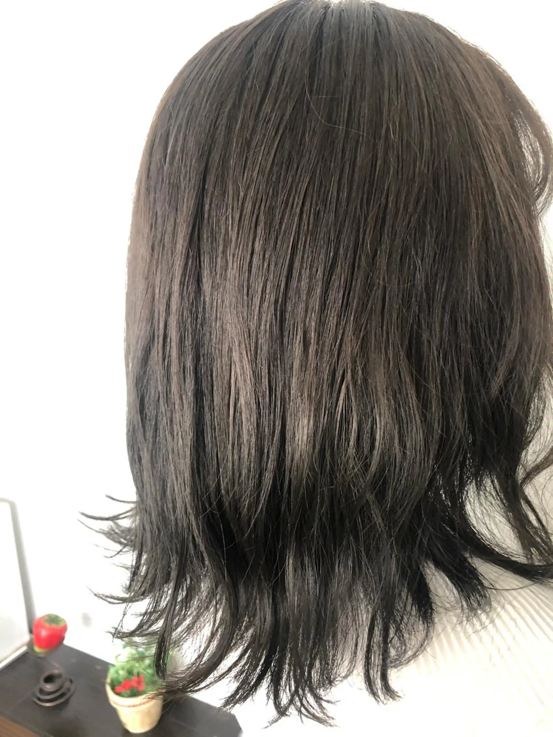 ミディアム カラー ヘアカラー トリートメント 竹下 了史のヘアスタイル