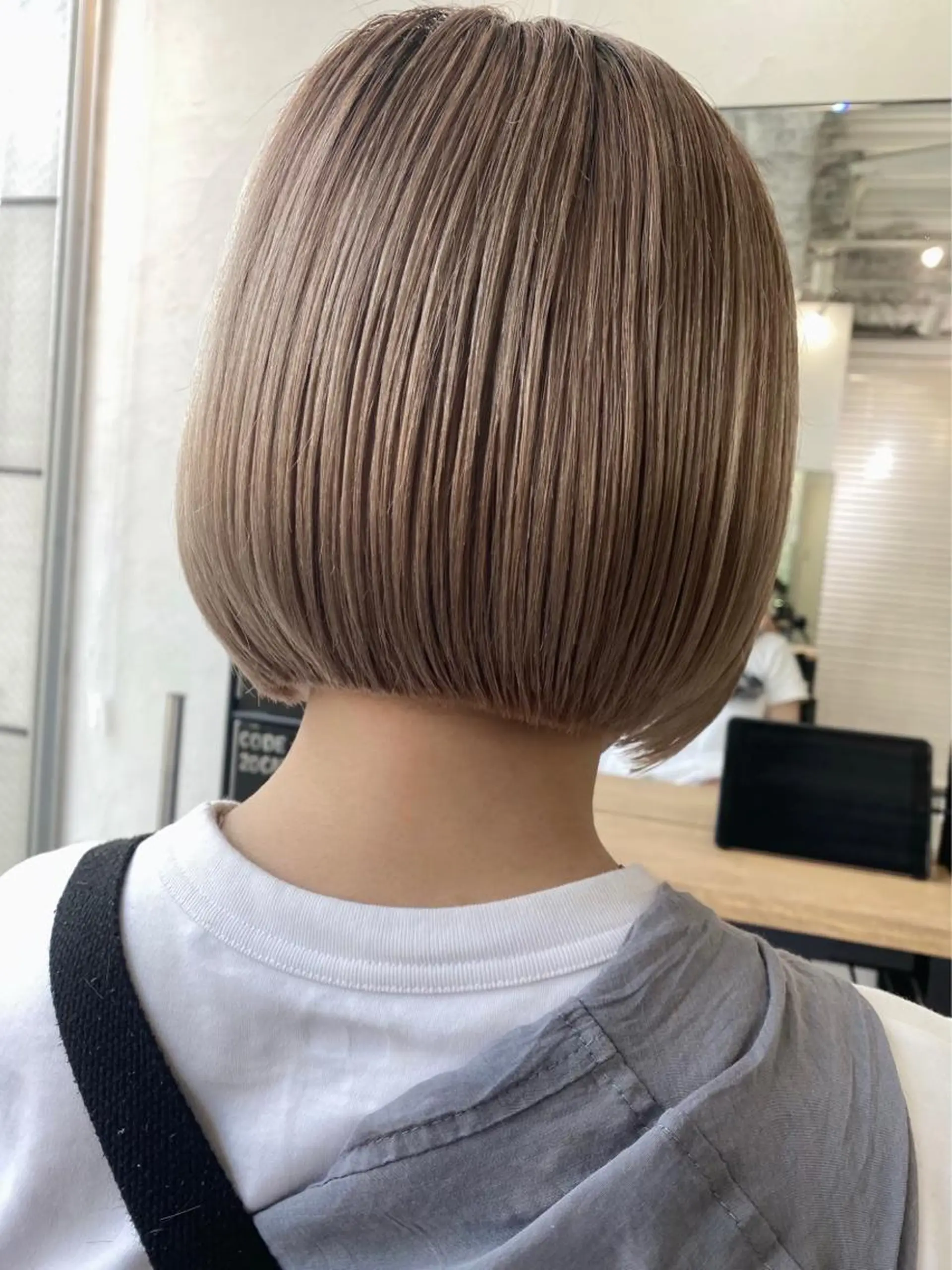 ショート カラー 韓国/ハイトーン/ ボブ🎀MIKU🎀のヘアスタイル