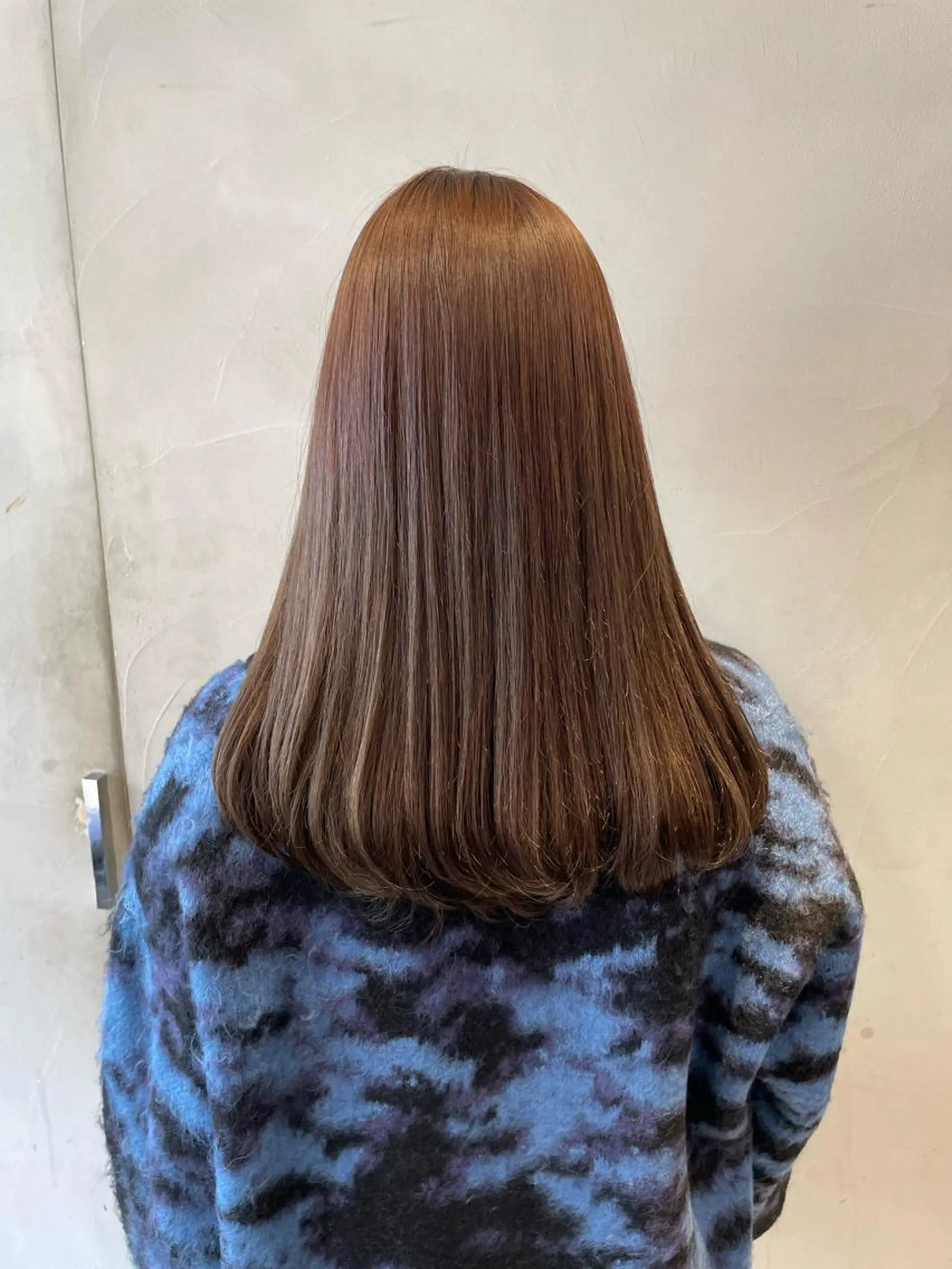 セミロング カラー ヘアアレンジ 艶髪/レイヤーカット 🐣misakiのヘアスタイル