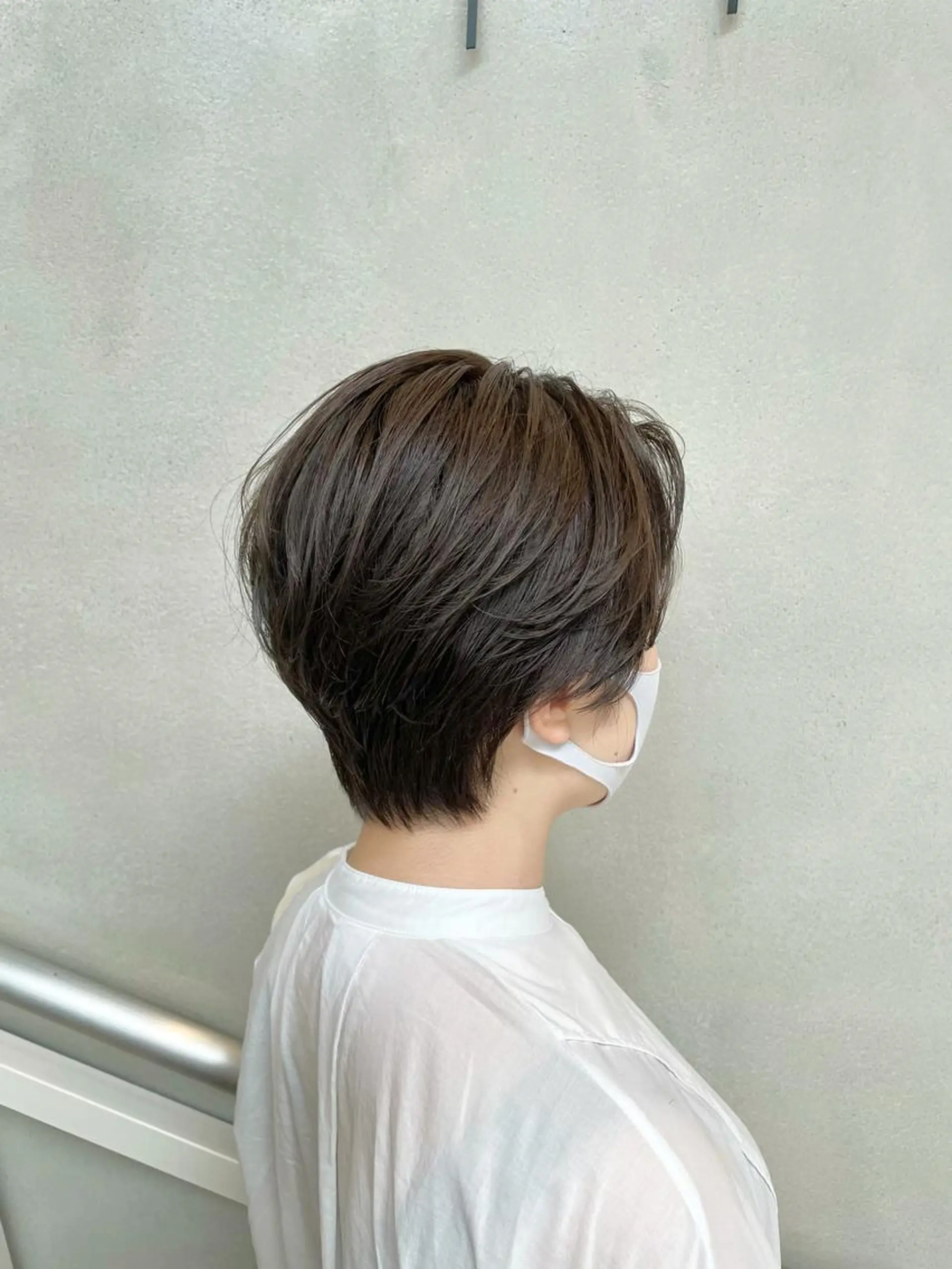 ショート カラー ベージュカラー オリーブベージュ ショートヘア 沖縄/ヘアアレンジ /ナカノのヘアスタイル