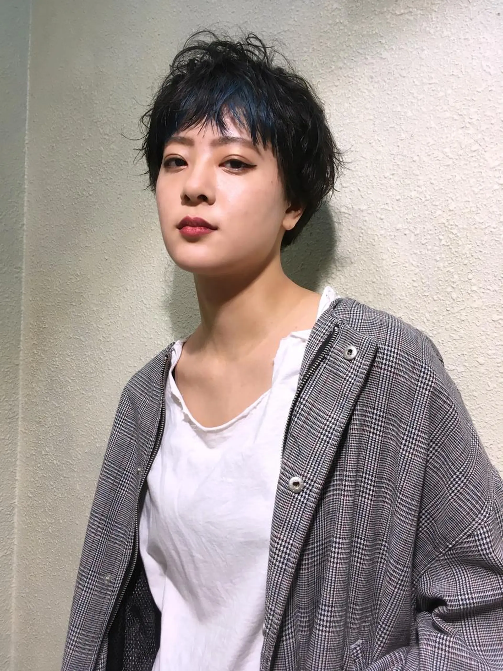 ショート ショートヘア カット ヘアカラー ヨナイ チヒロのヘアスタイル