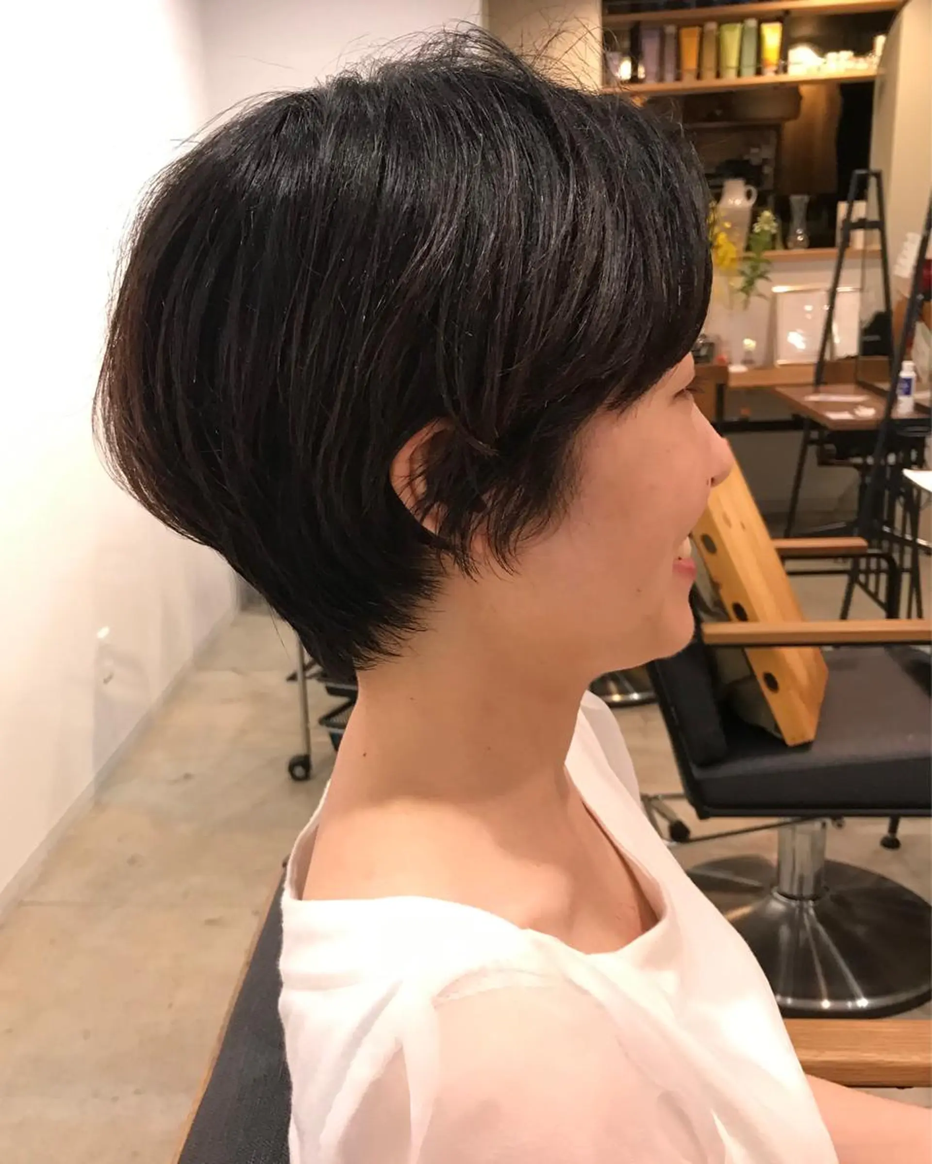 ショート ショートヘア レイヤー/大人ボブ 渡邉【日吉美容室】のヘアスタイル