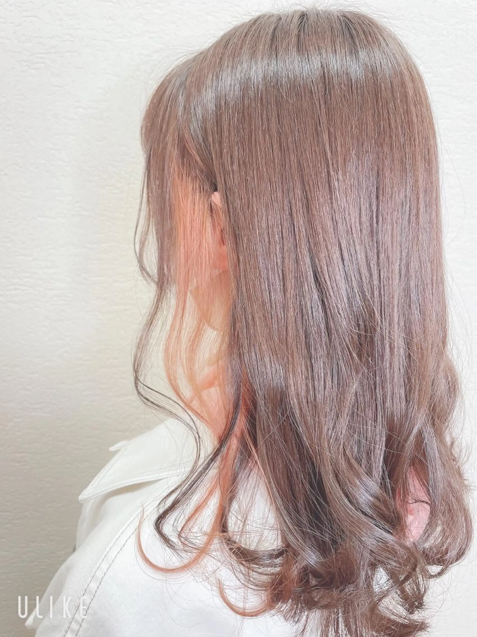 ロング カラー オレンジ カット ヘアカラー ❣️モードケイズ塚口 和田一将のヘアスタイル