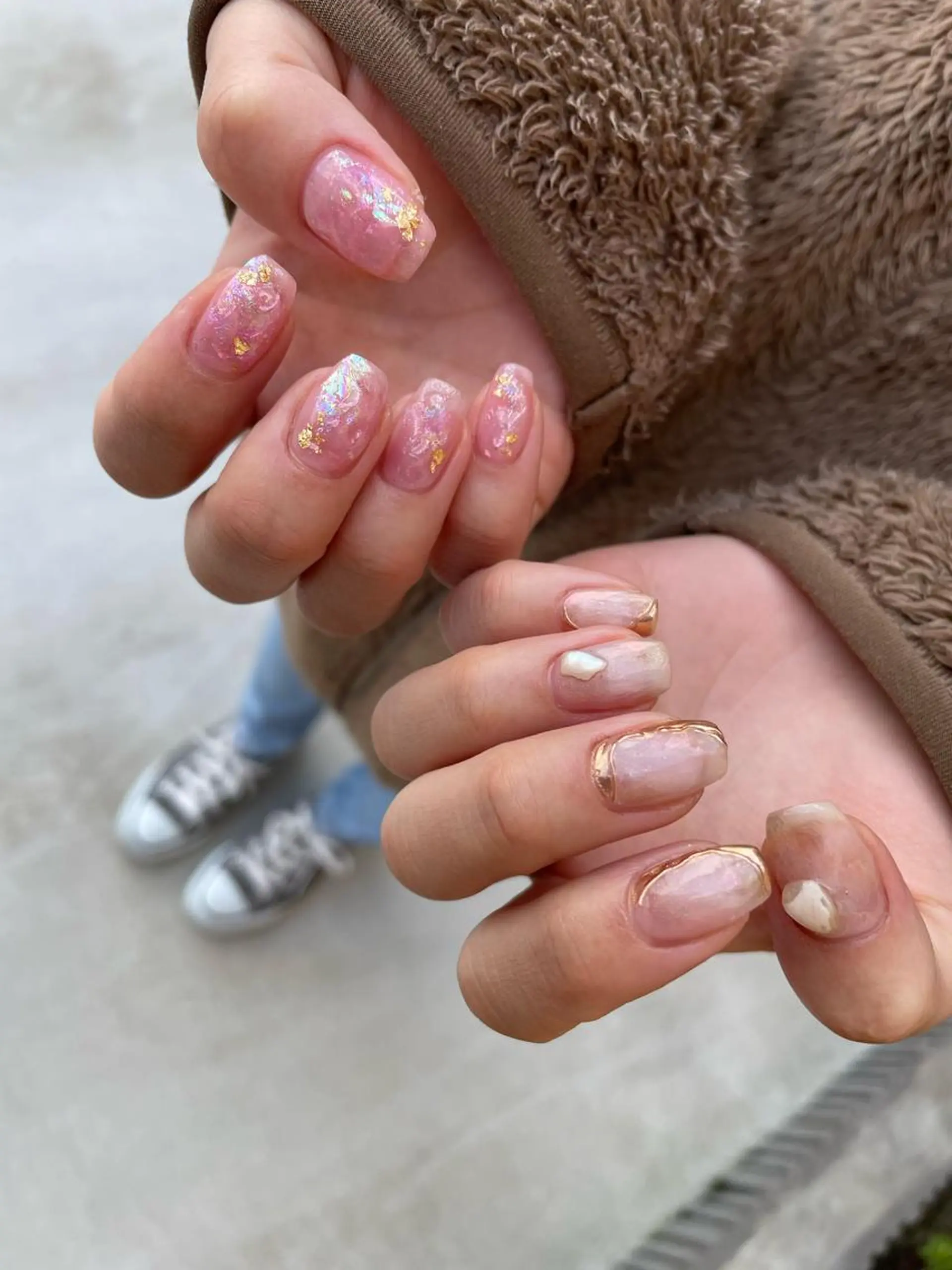 ロング カラー ヘアアレンジ キッズ ネイル マツエク・マツパ 福田 加奈のネイルデザイン