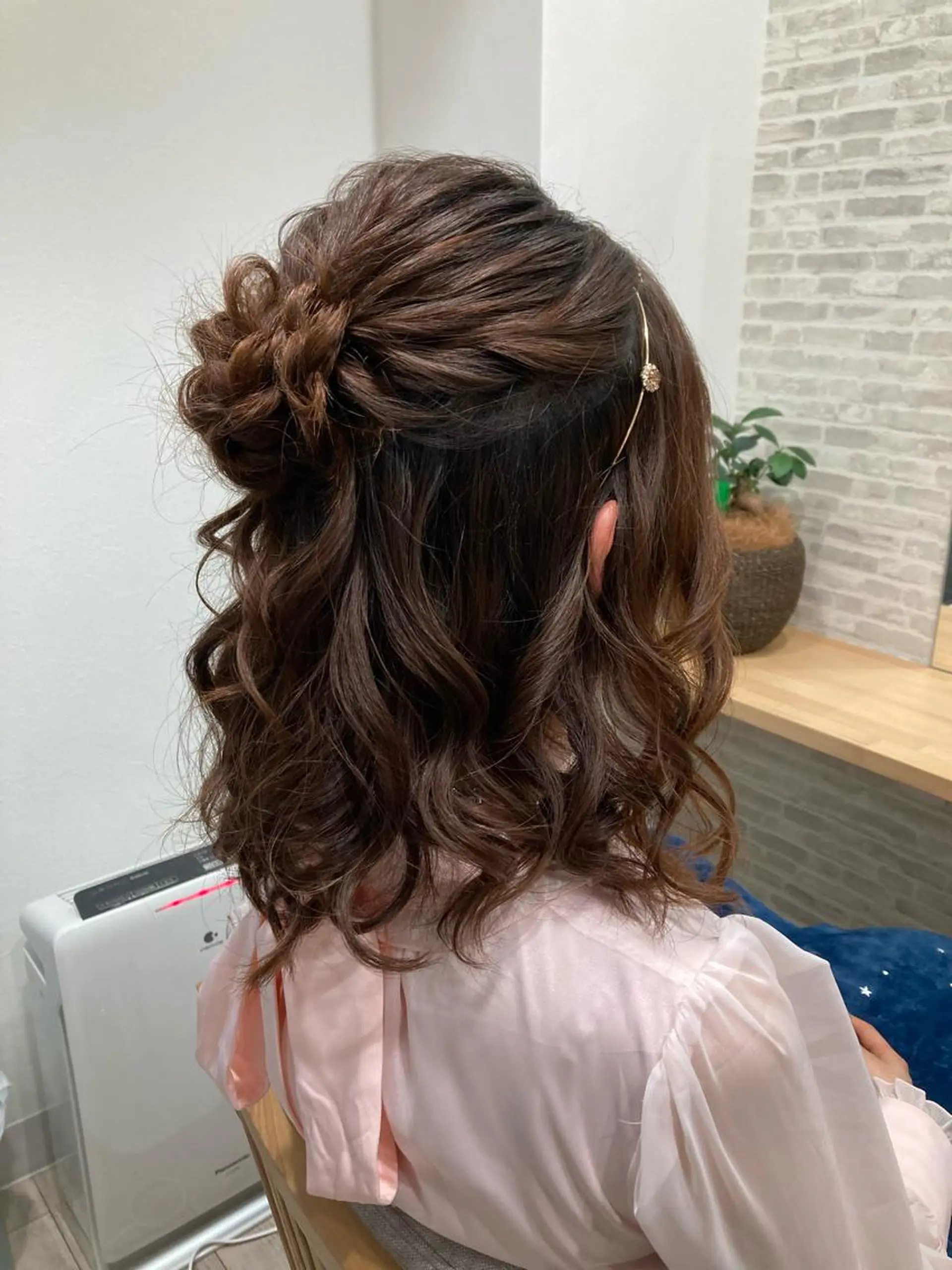 セミロング ヘアアレンジ ハーフアップ Gypsoly ☺︎ゆきのその他イメージ