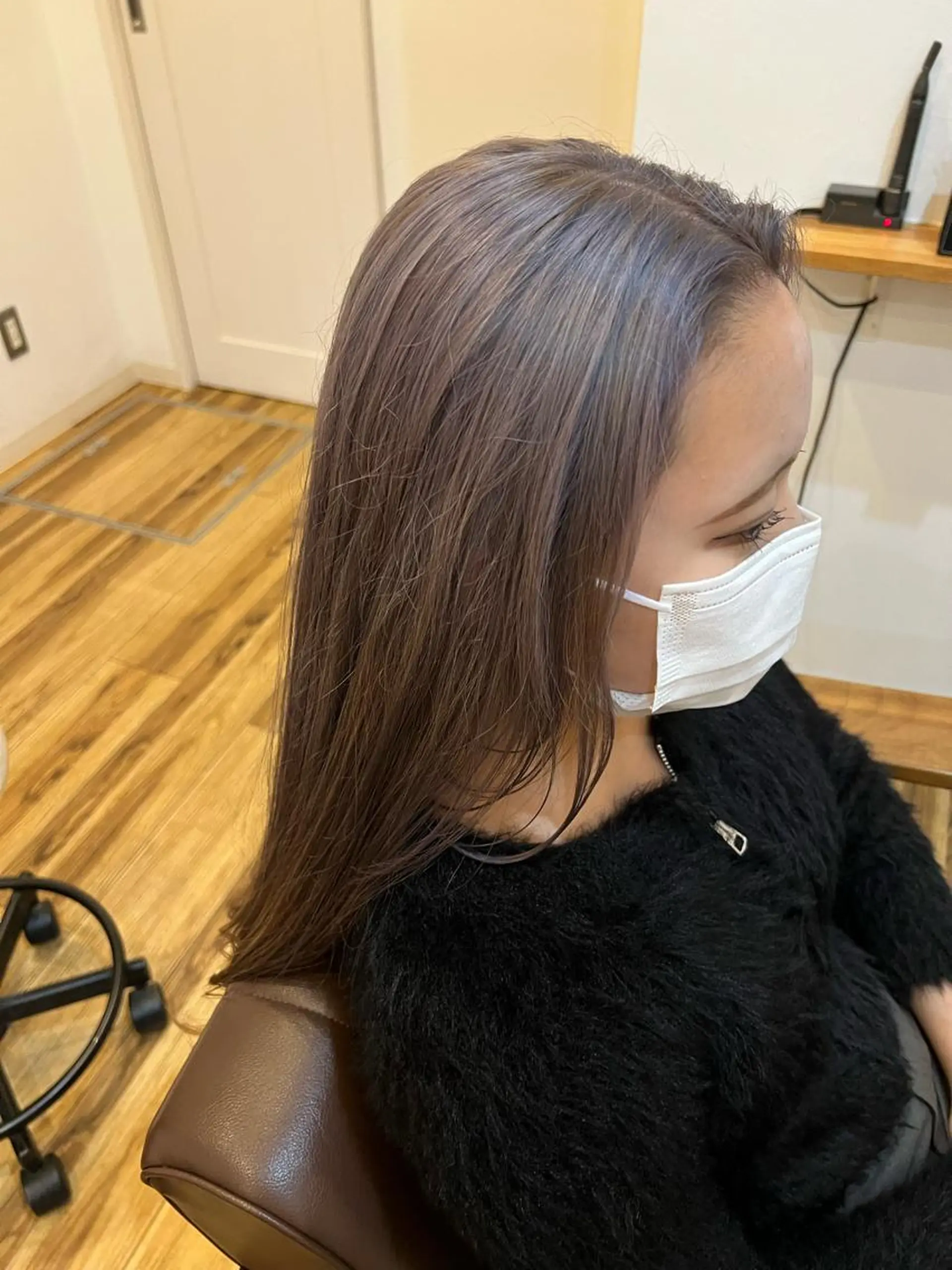 ロング カラー アッシュ アッシュグレー 🐰ハイトーンカラー 畠山　渡🐰のヘアスタイル