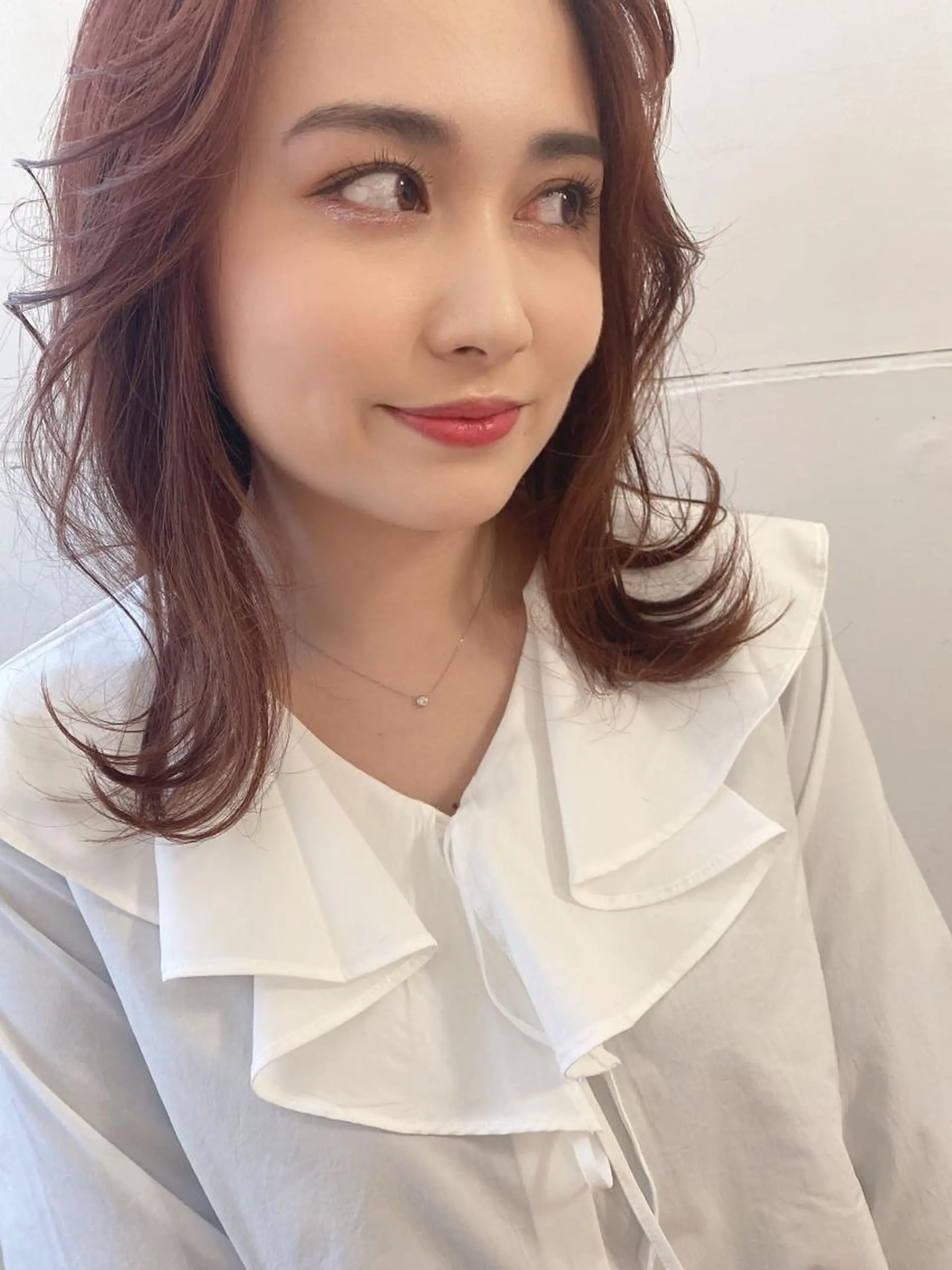 ミディアム 勝沼 佑季のヘアスタイル