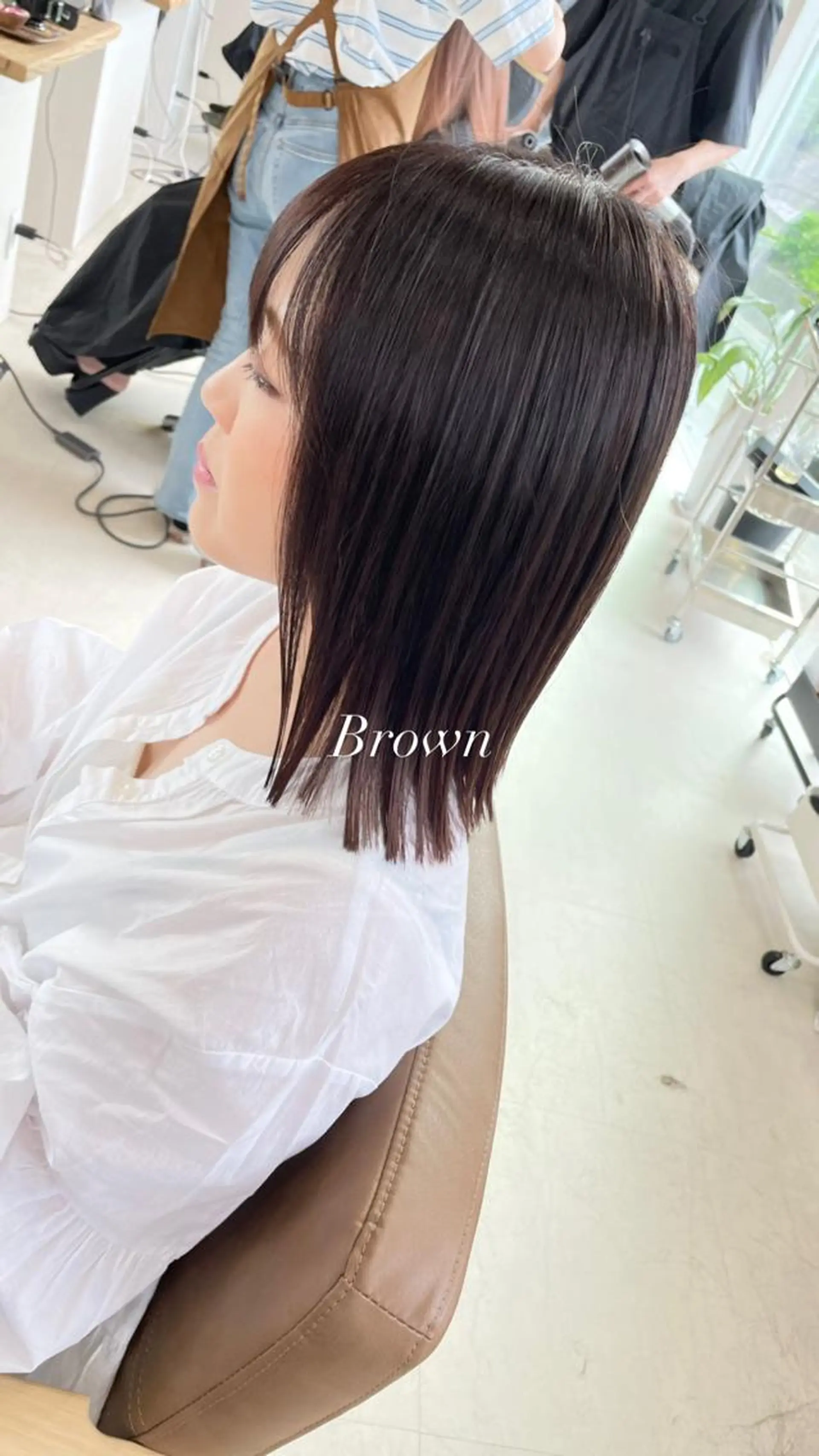 ミディアム ヘアカラー 鈴木 妃帆未のヘアスタイル