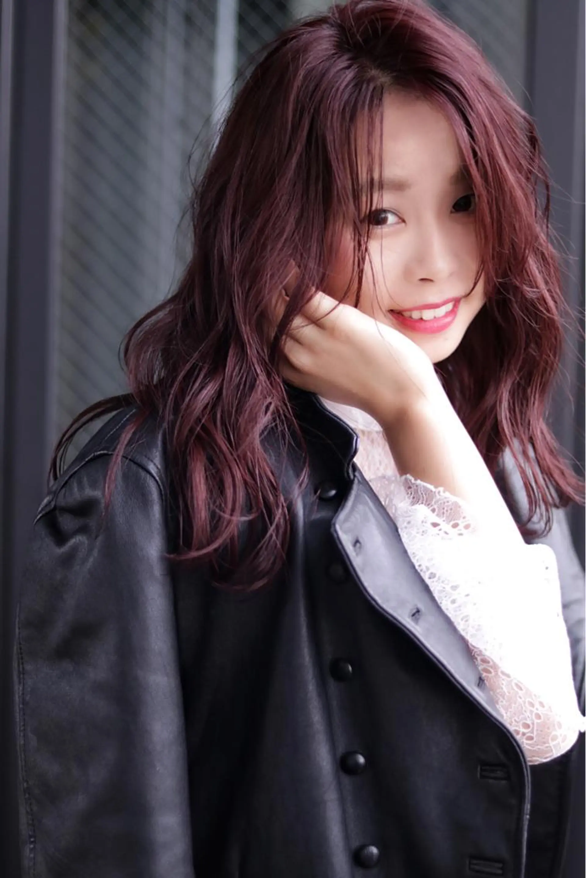 セミロング カラー ブリーチ ピンクカラー バイオレットカラー 【 DIPTH 】 代表コウキ🥇のヘアスタイル