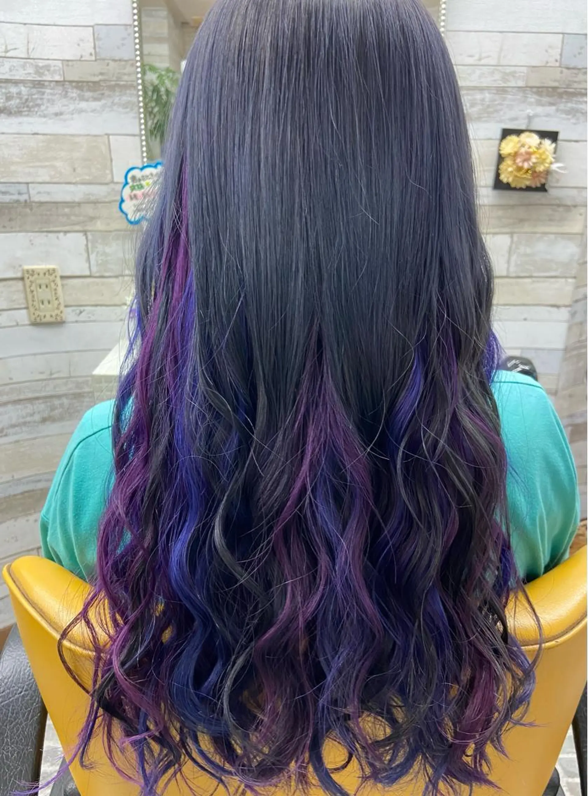 ロング カラー デザインカラー カット ヘアカラー トリートメント 大坪 拓斗のヘアスタイル