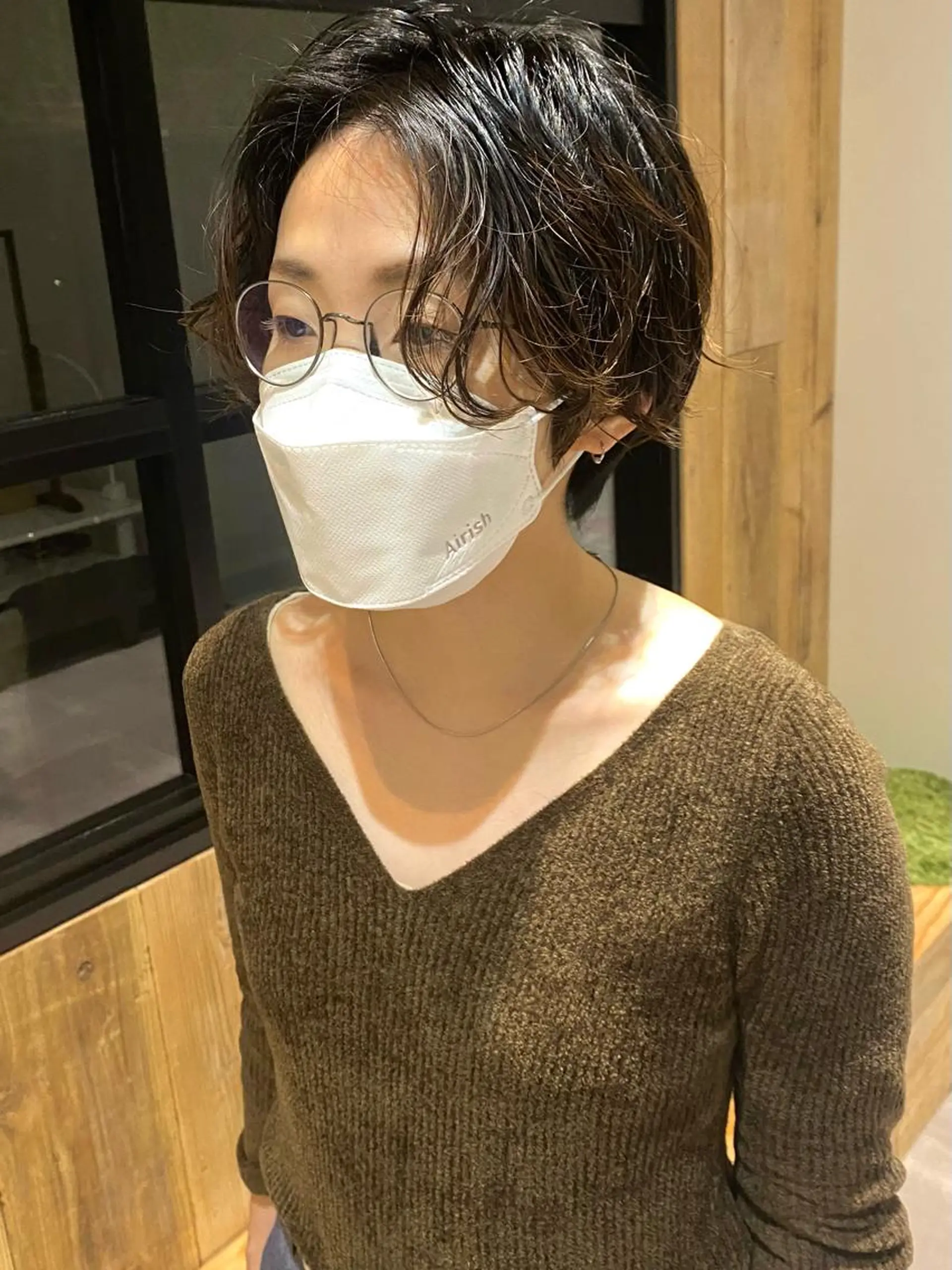 ショート パーマ ショートヘア しおり/パーマ/ newi町田のヘアスタイル