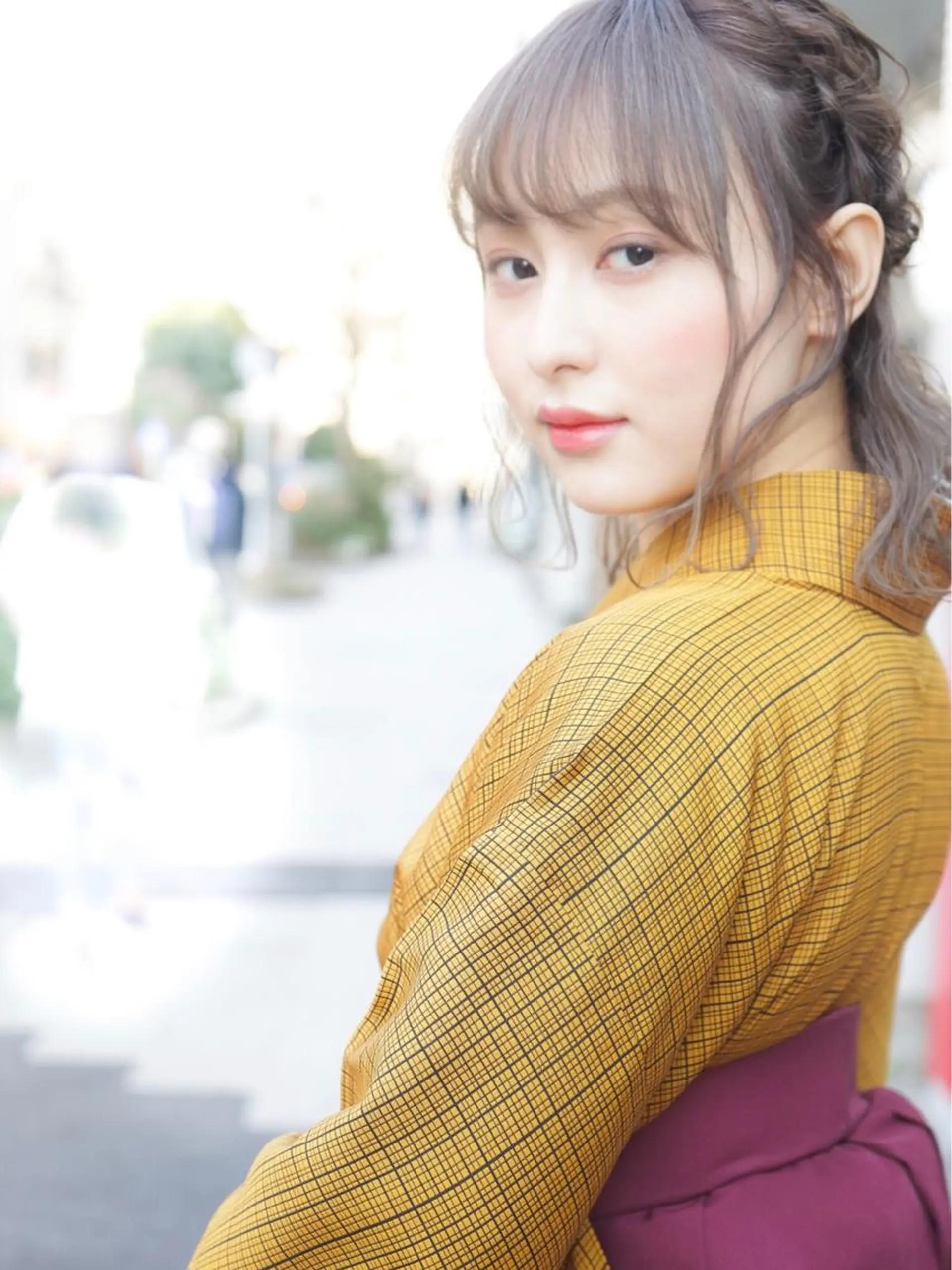 ミディアム カラー ヘアアレンジ パーマ×ウルフカット koya☆のヘアスタイル