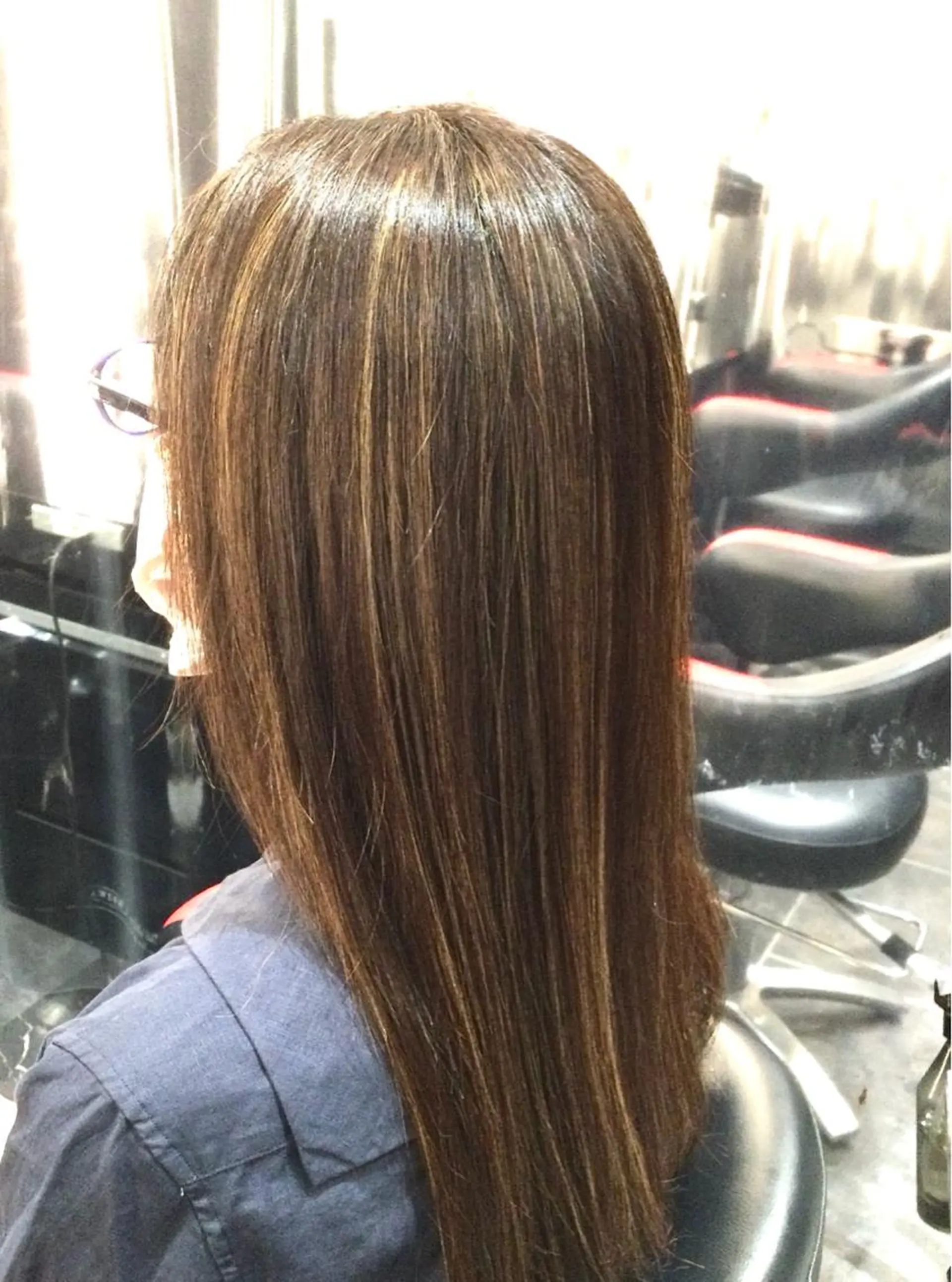 ロング カラー Annon プライベートサロンのヘアスタイル