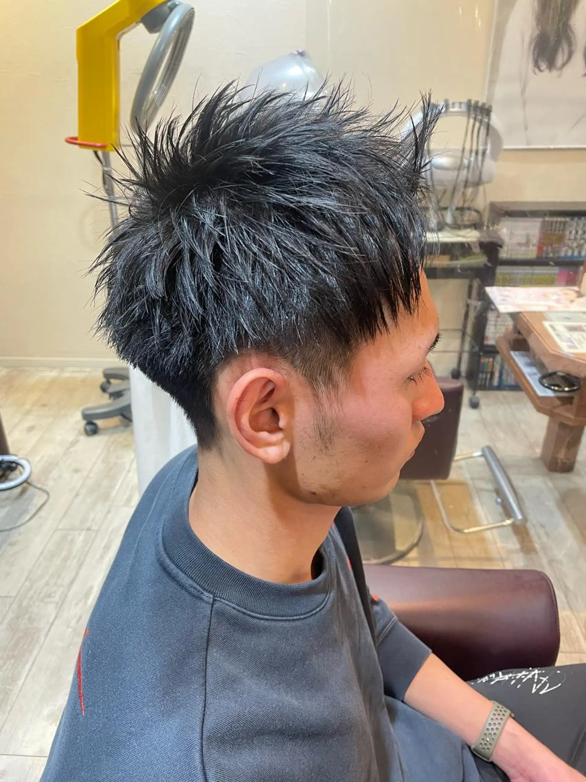 ショート メンズ 仙台/メンズ/ フェザー/リョウのヘアスタイル