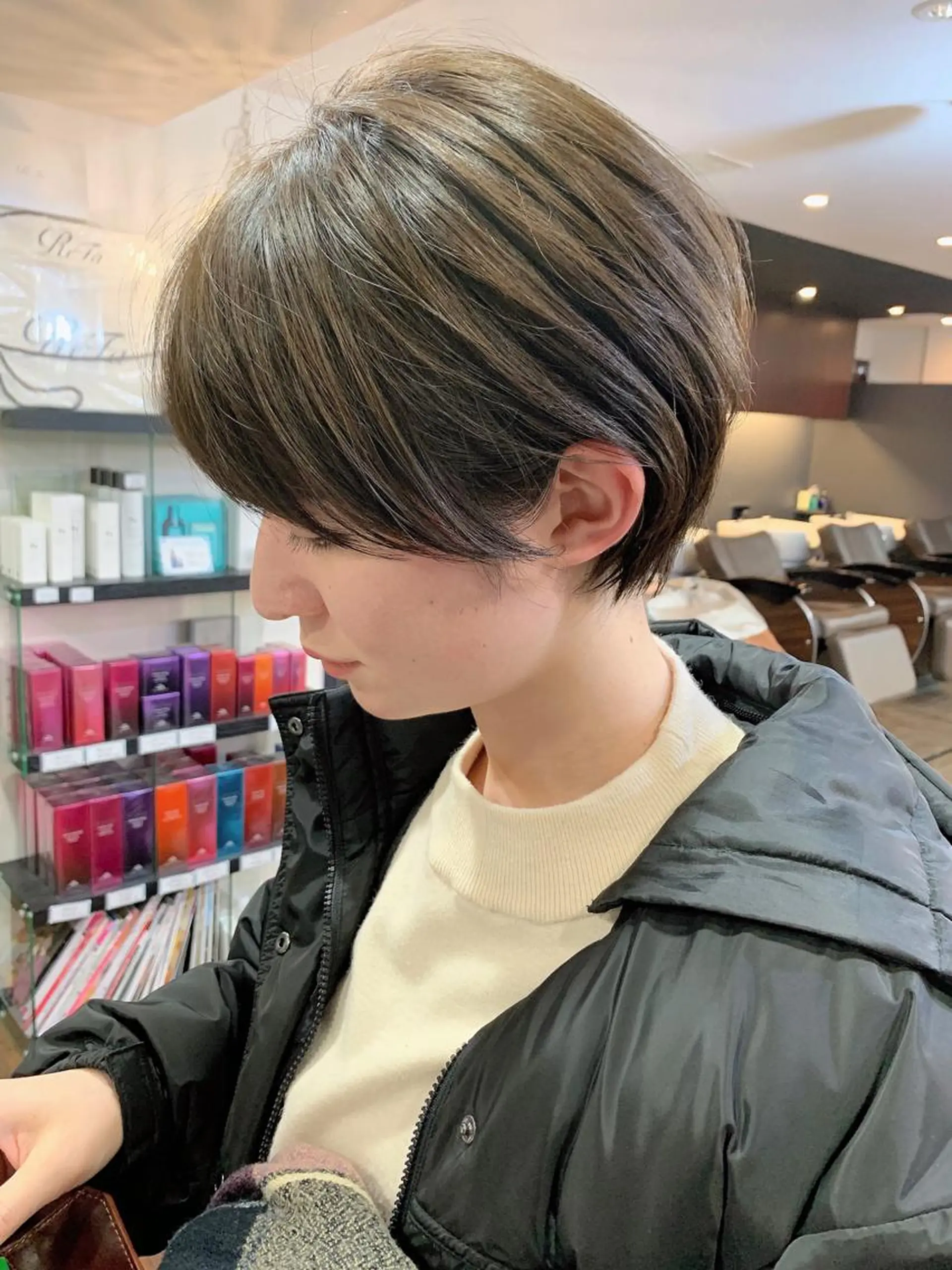 ショート 縮毛矯正/ショート/ レイヤー/畑中正敏のヘアスタイル