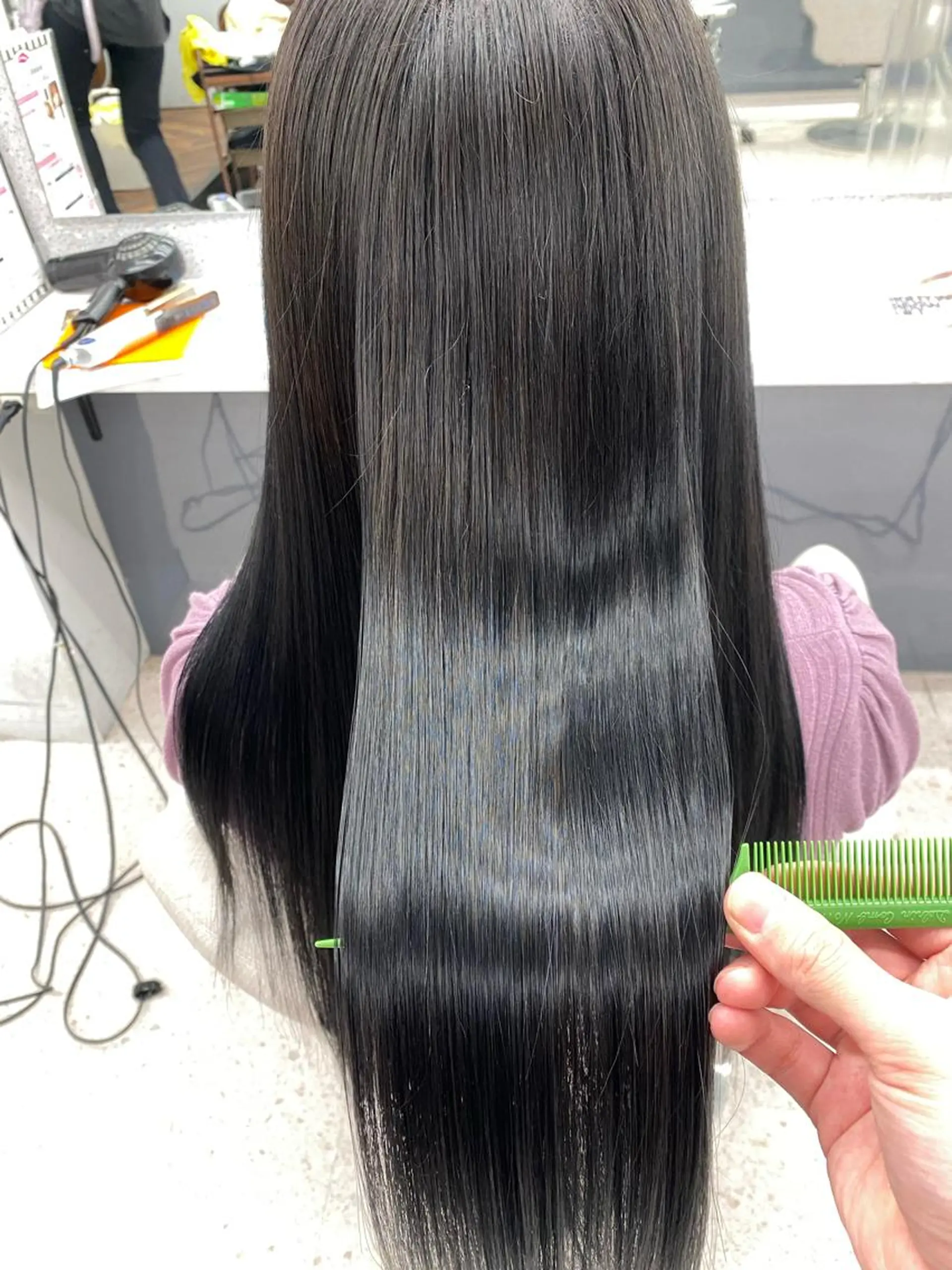 ロング レイヤーカット/ 髪質改善/羽柴りくのヘアスタイル