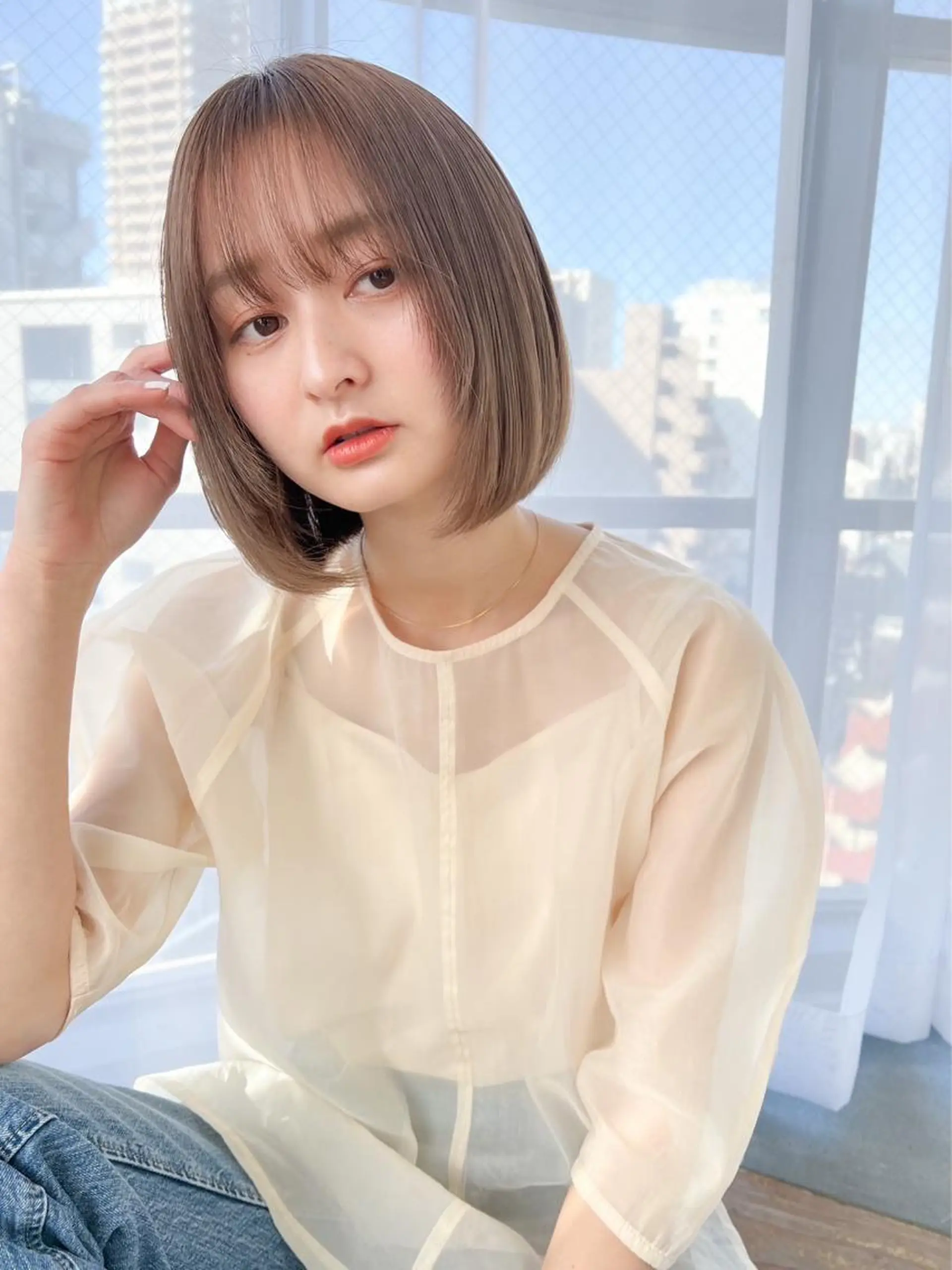 ショート シモカワ マシロのヘアスタイル