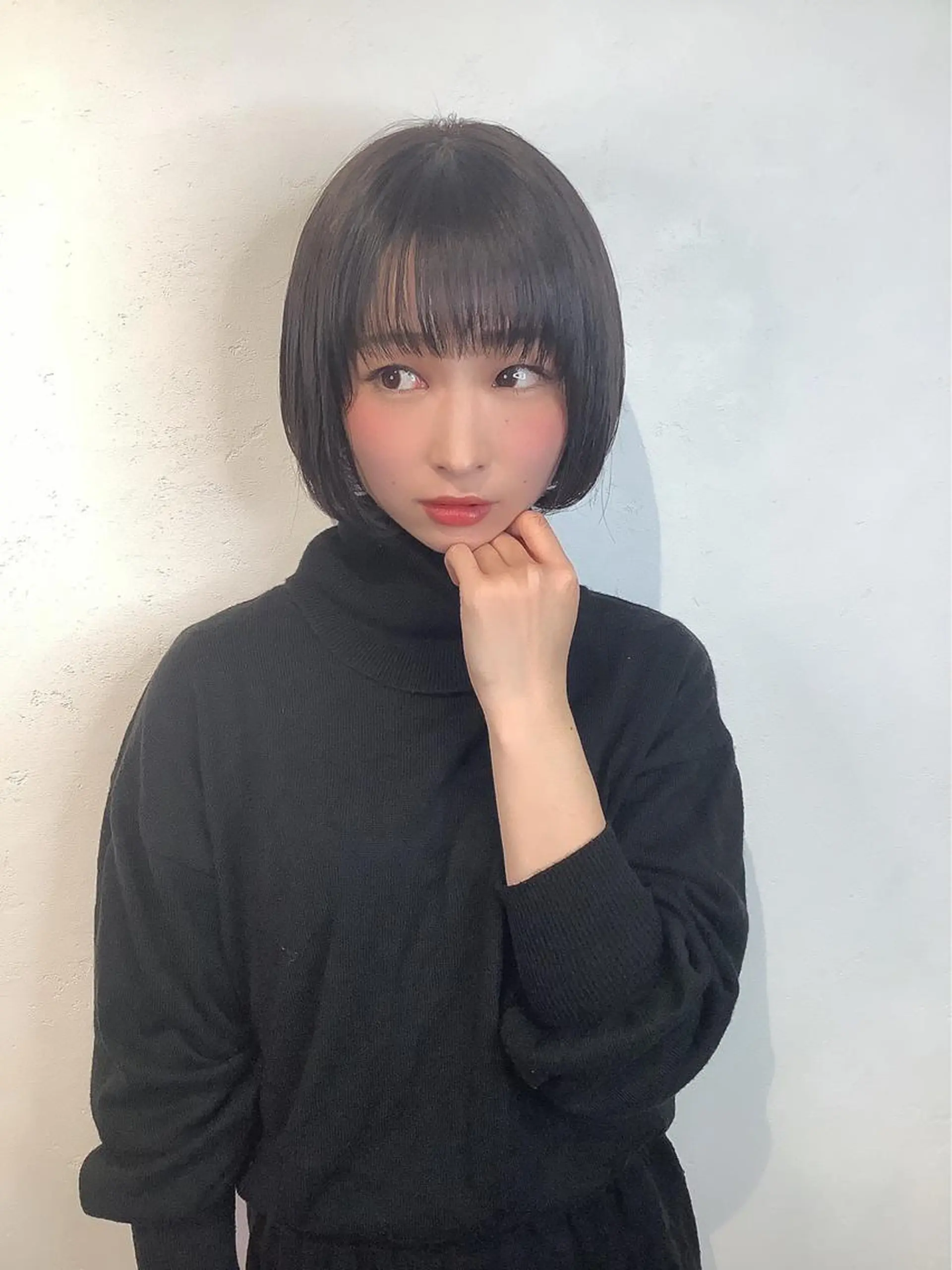ショート カラー パーマ ボブ カット ヘアカラー トリートメント _ WHITE三宮店のヘアスタイル