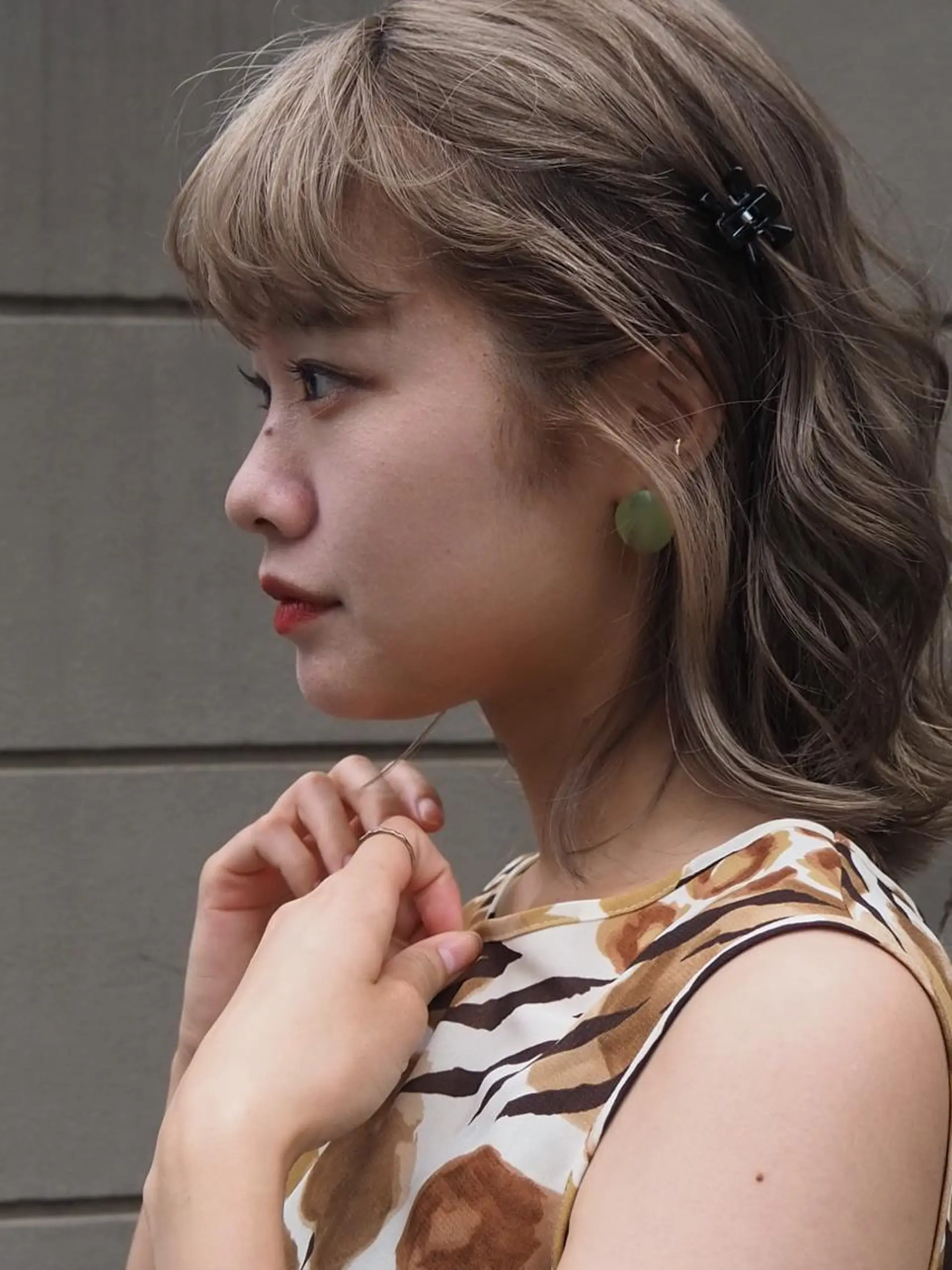 ショート ヘアアレンジ satsuki 暖色・ブラウンカラーのヘアスタイル