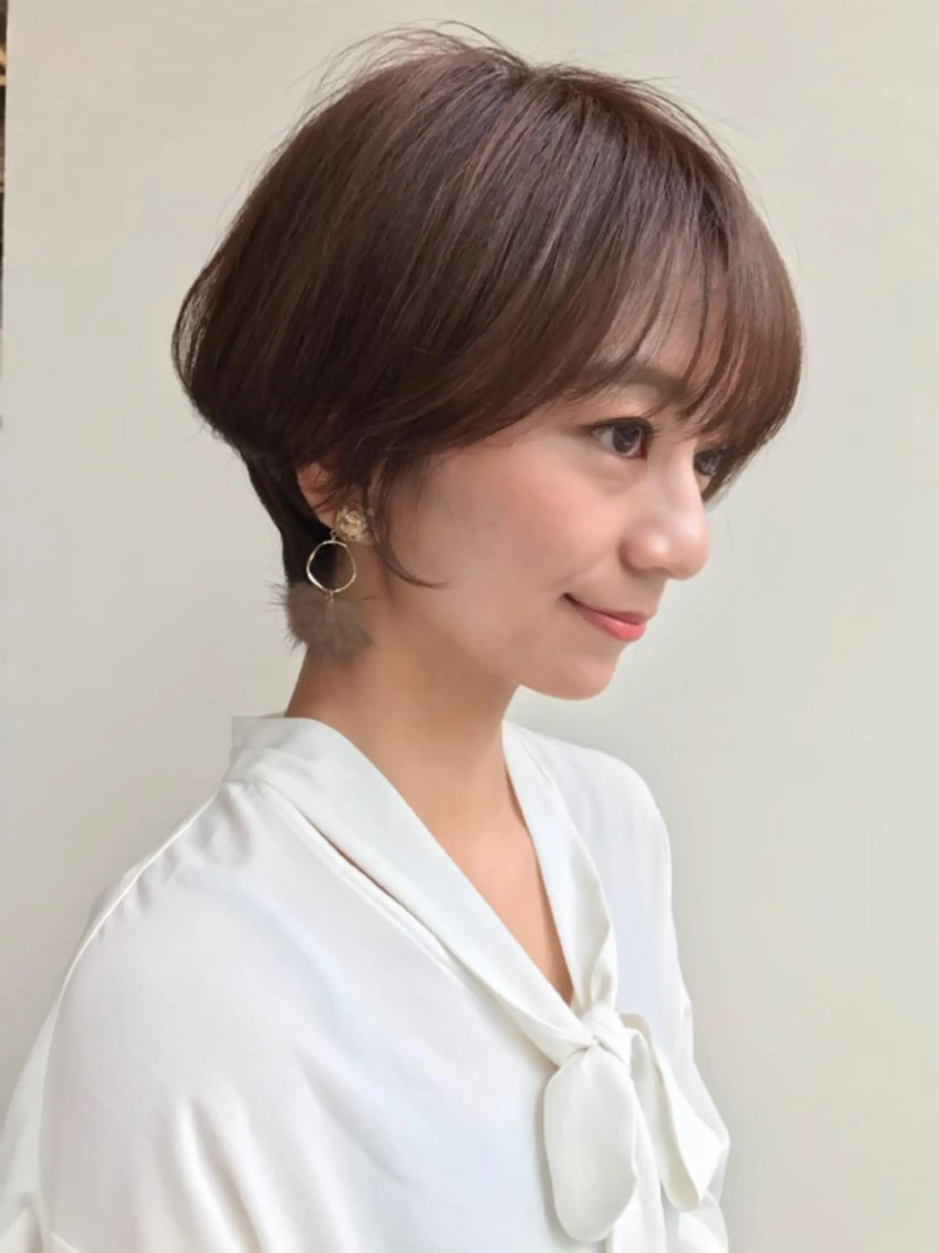 ショート 丸みショート ショートヘア カット ヘアカラー トリートメント ヒラヤマ ユウスケのヘアスタイル