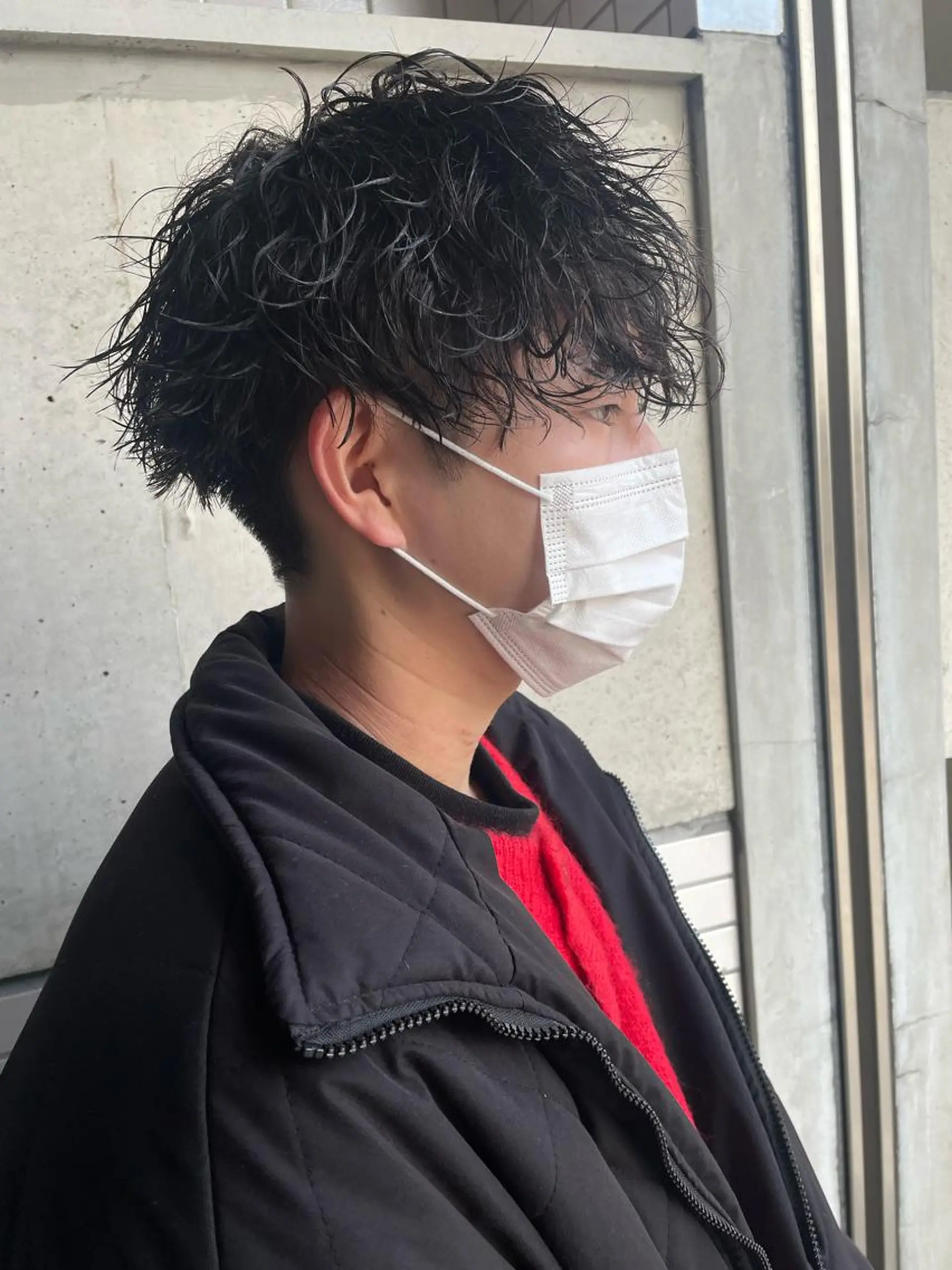 パーマ メンズ カット パーマ 大阪美容師 井上智博のヘアスタイル