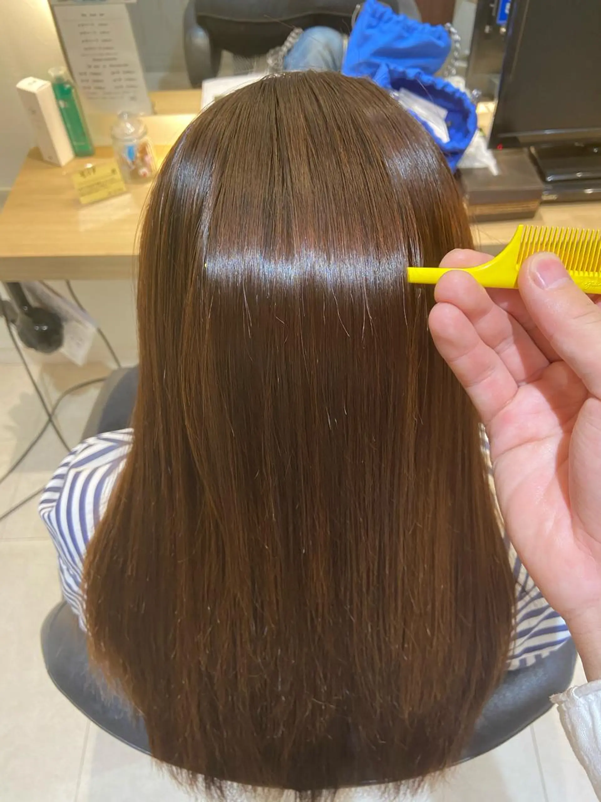 ロング 縮毛矯正 再現性◎✨艶髪🔆 川﨑友稀のヘアスタイル