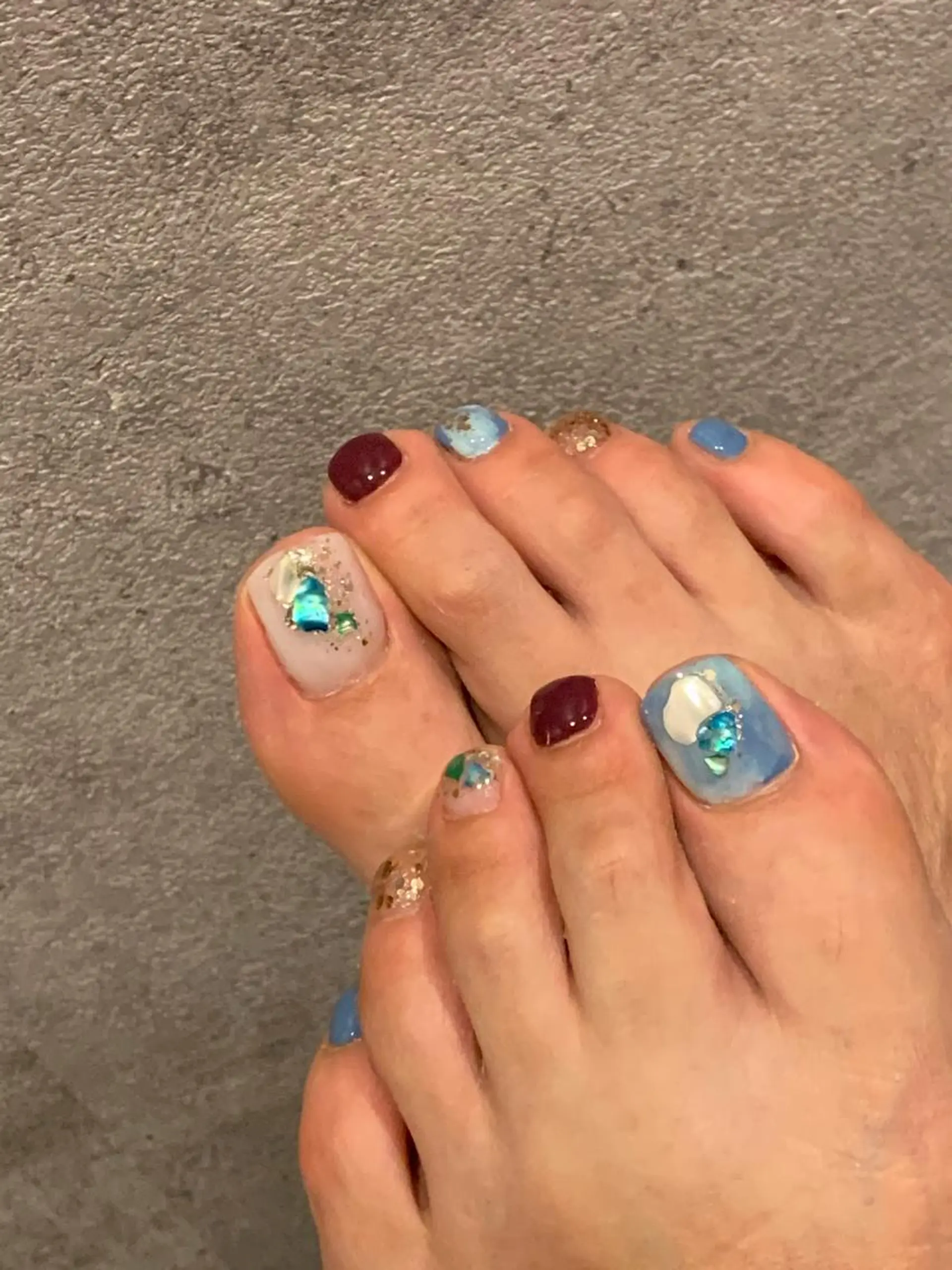 ネイル フットネイル _white 上本町店のネイルデザイン