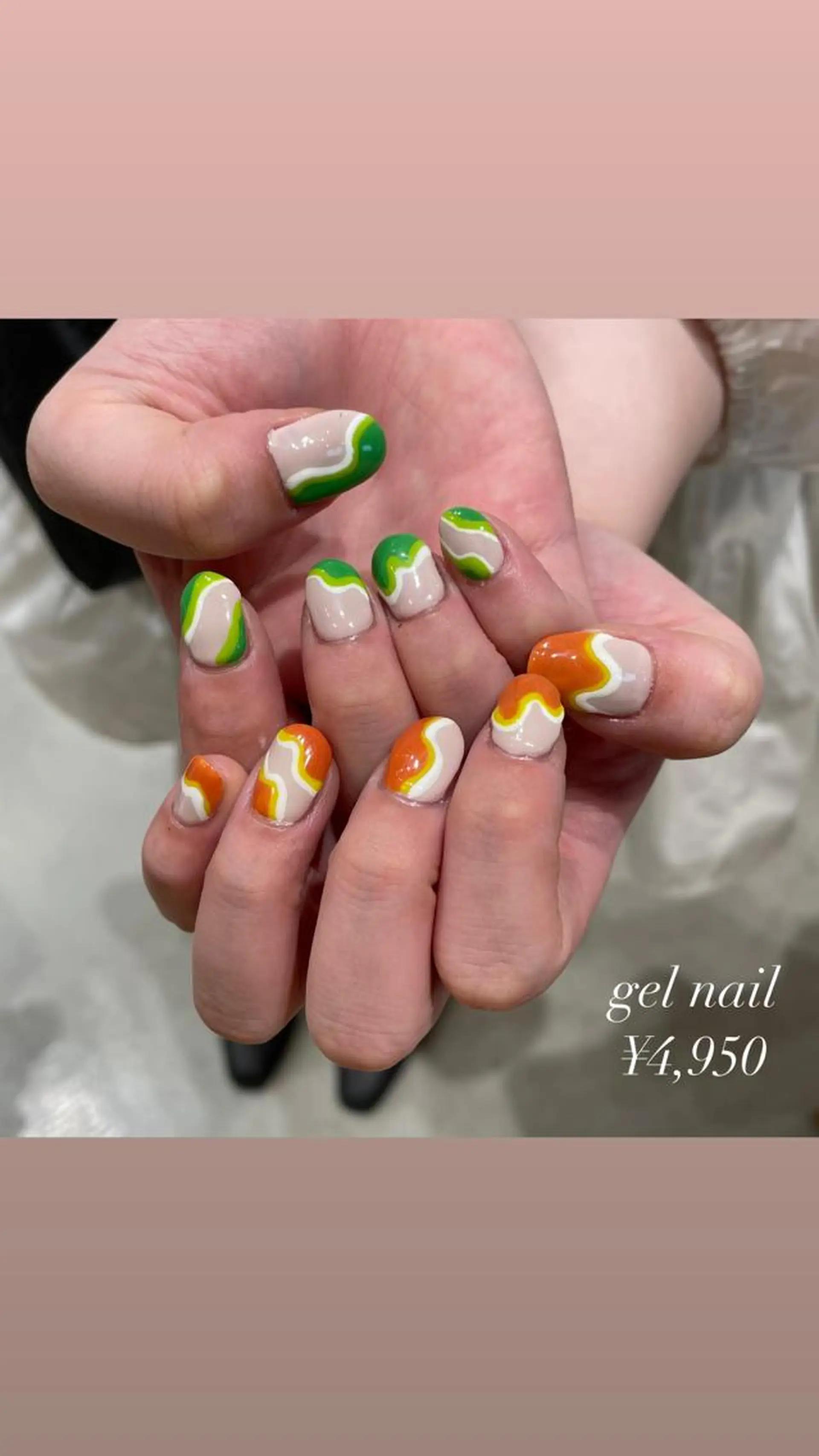 ネイル ハンドネイル 淡色ネイル 🎀moeのネイルデザイン