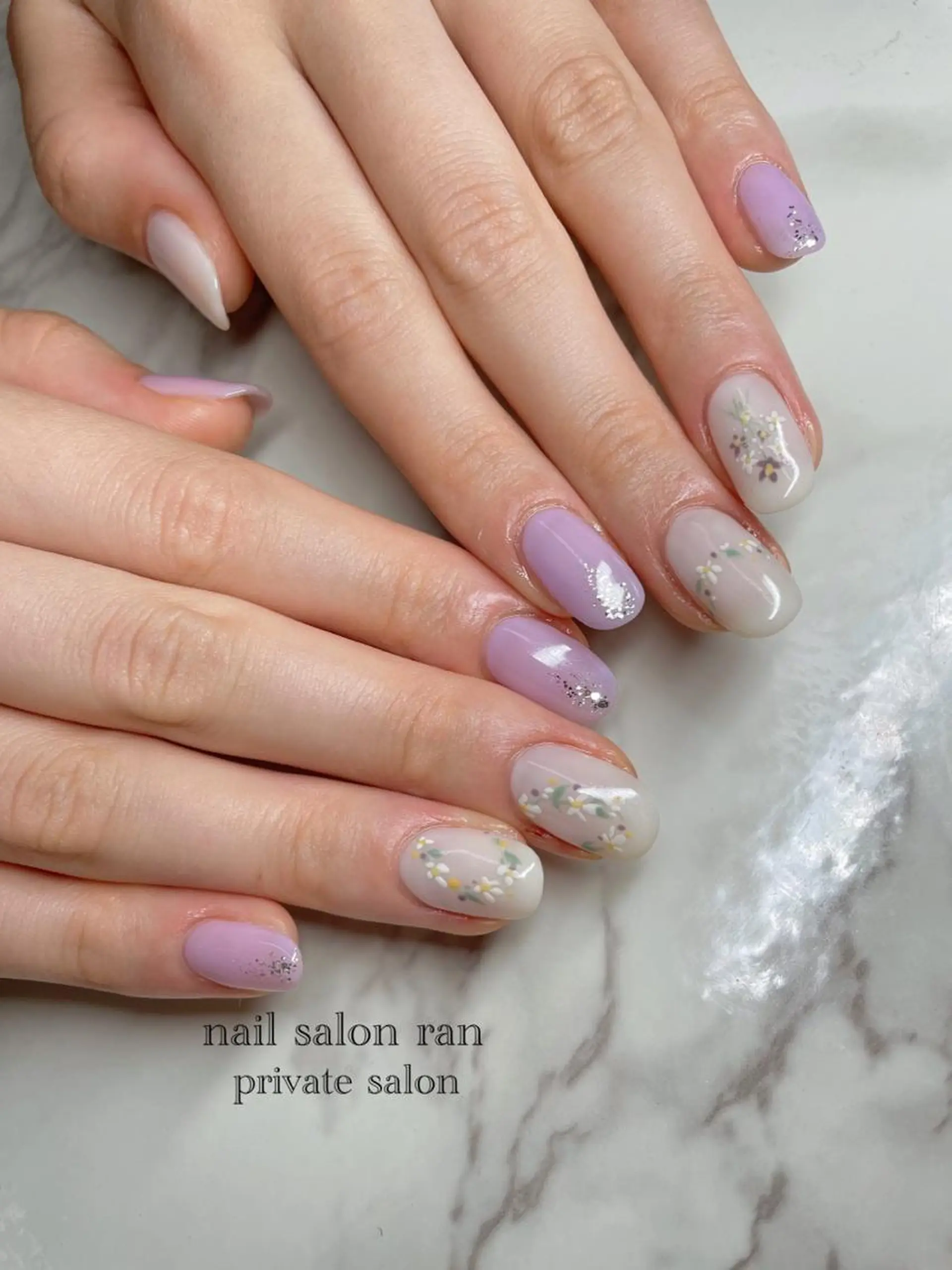 ネイル 持ち込み nailsalon ranのネイルデザイン